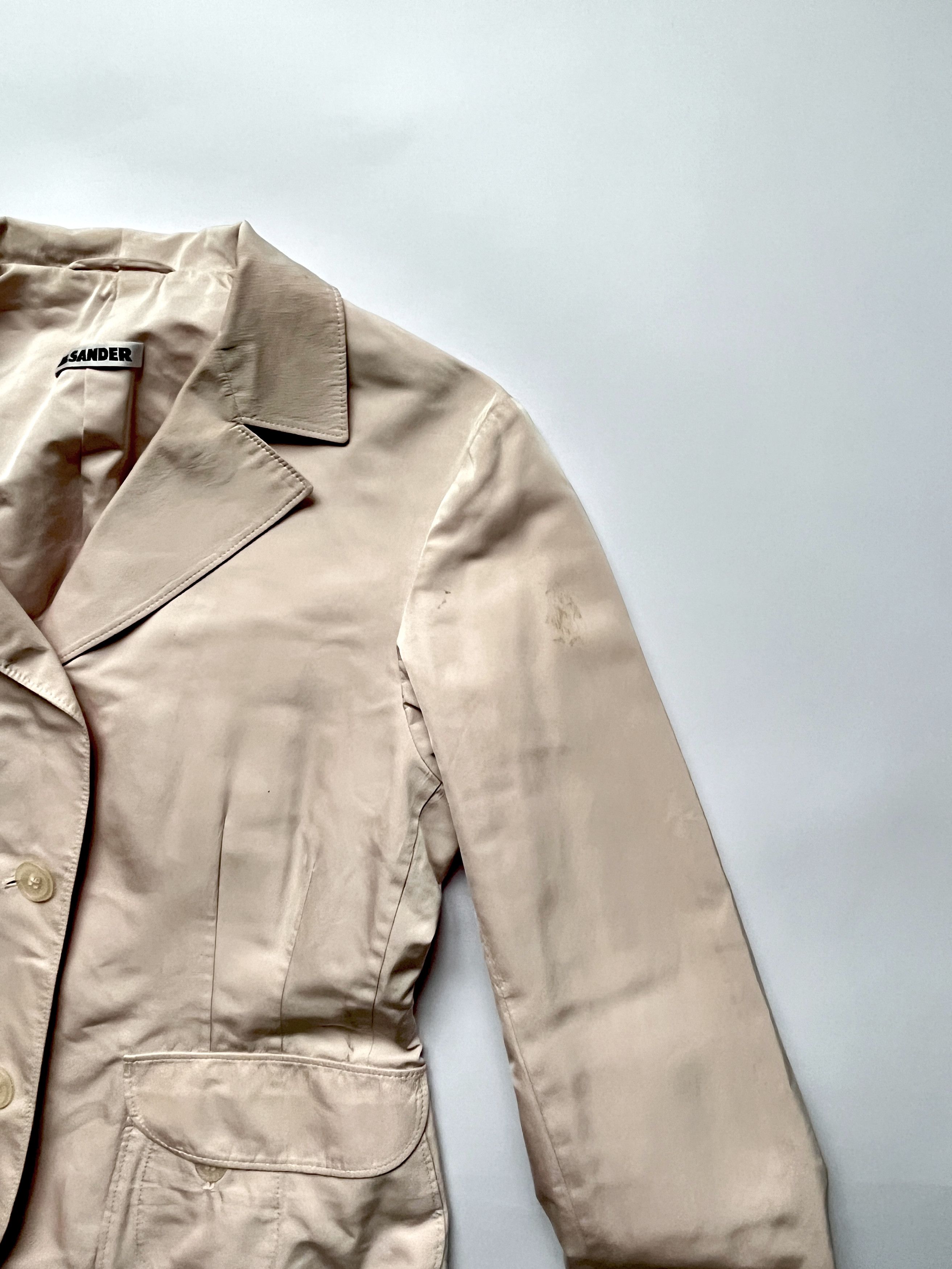 Jil Sander ⚡️QUICK SALE⚡️2000's Jil Sander Pale Pink Blazer Jacket Size M / US 6-8 / IT 42-44 - 7 Thumbnail