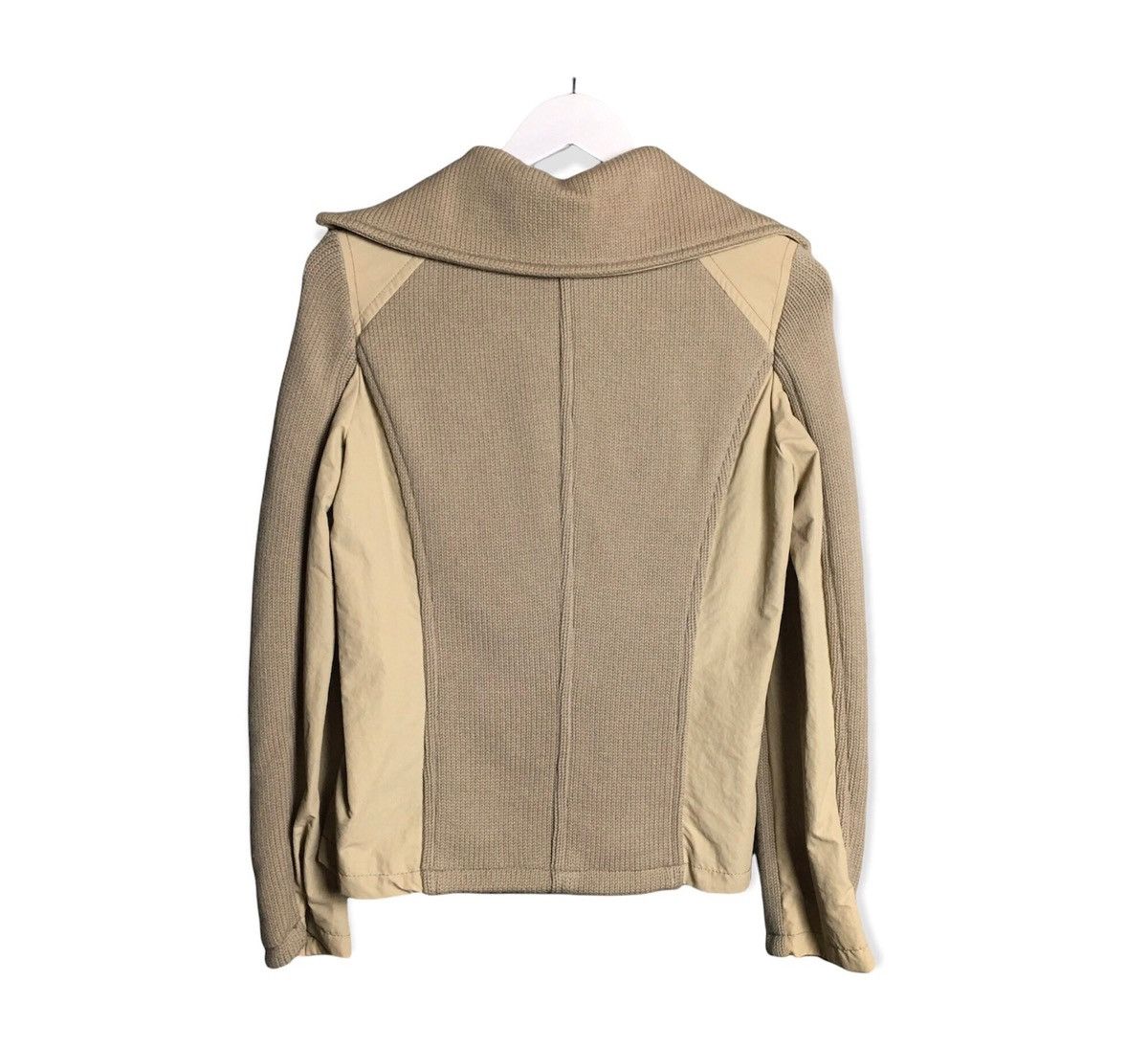 ATSURO TAYAMA ATURO TAYAMA Japan Knit Pattern Turtle Neck Full Zip Jacket Size XS / US 0-2 / IT 36-38 - 2 Thumbnail