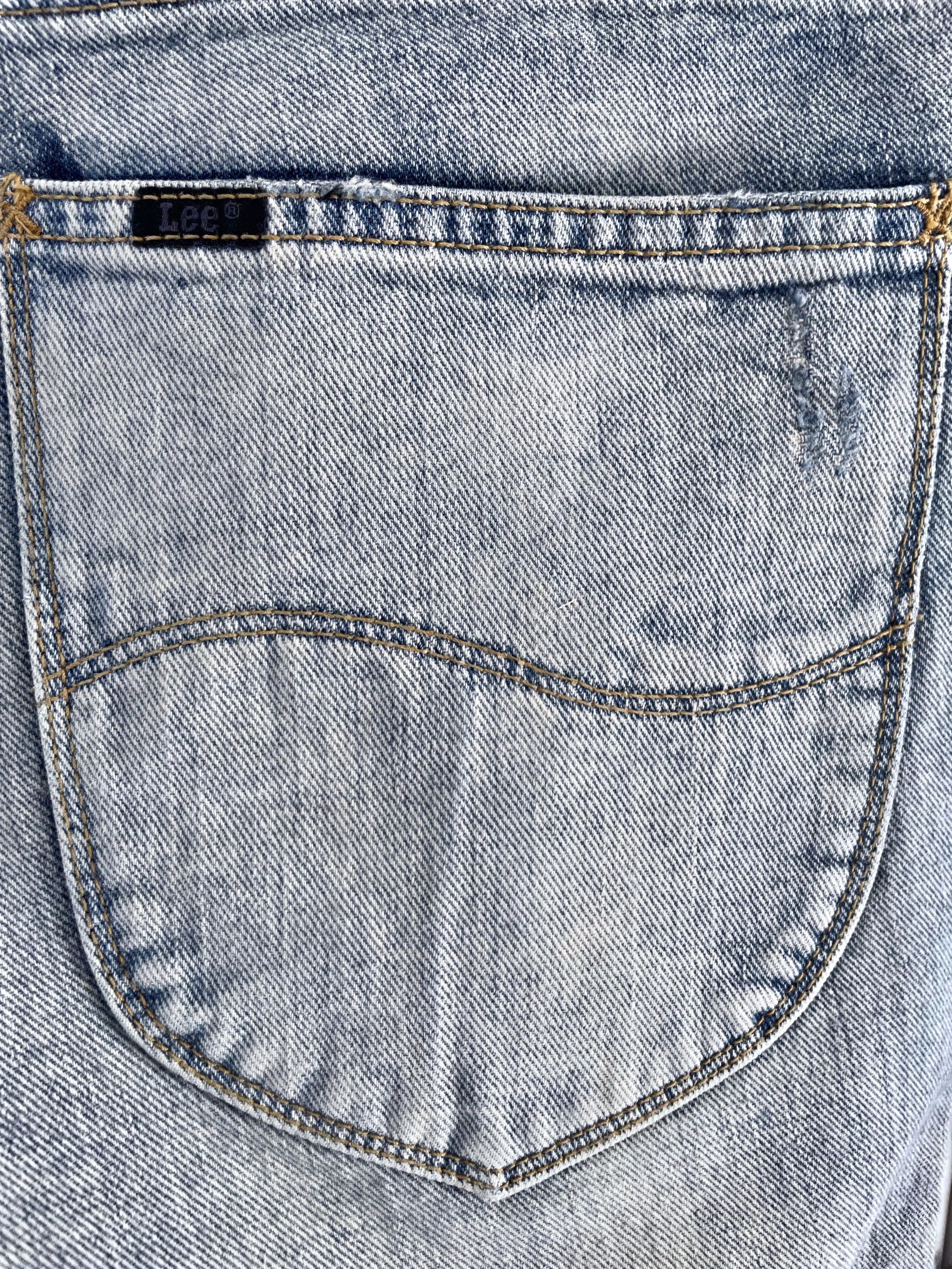 Lee WASHED INDIGO DISTRESSED DENIM LIMITED EDITION Size US 34 / EU 50 - 10 Thumbnail