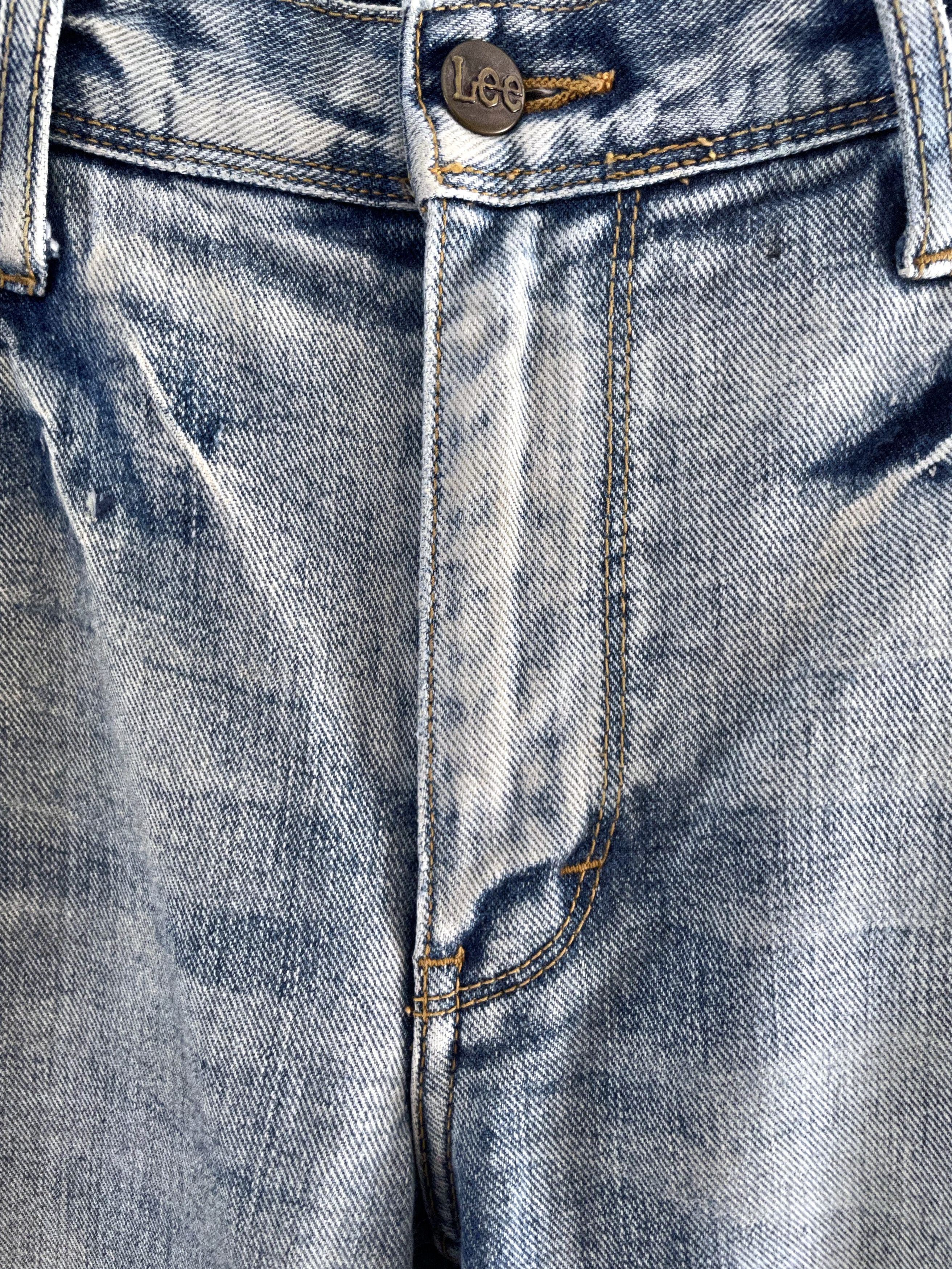 Lee WASHED INDIGO DISTRESSED DENIM LIMITED EDITION Size US 34 / EU 50 - 5 Thumbnail