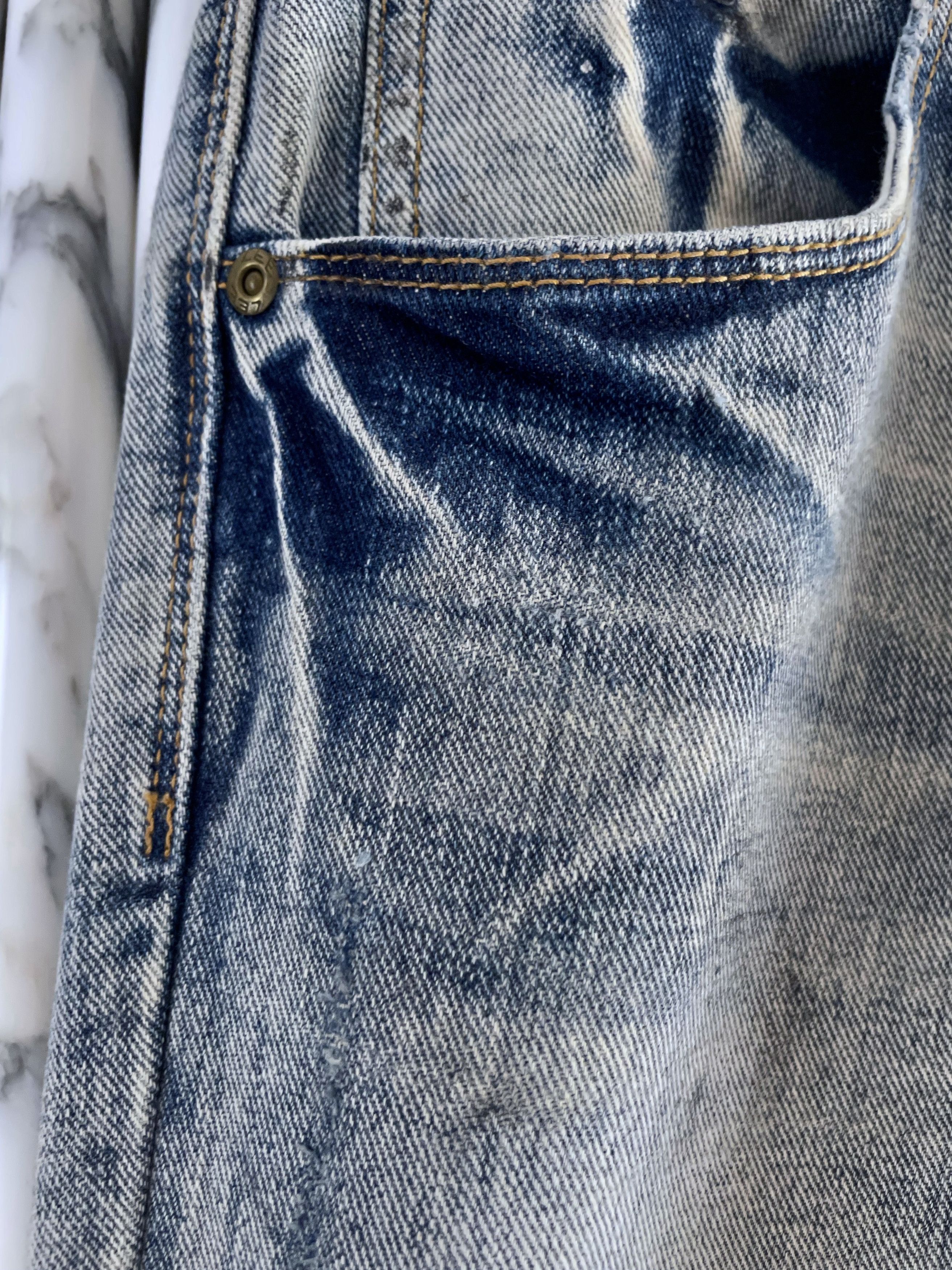 Lee WASHED INDIGO DISTRESSED DENIM LIMITED EDITION Size US 34 / EU 50 - 7 Thumbnail
