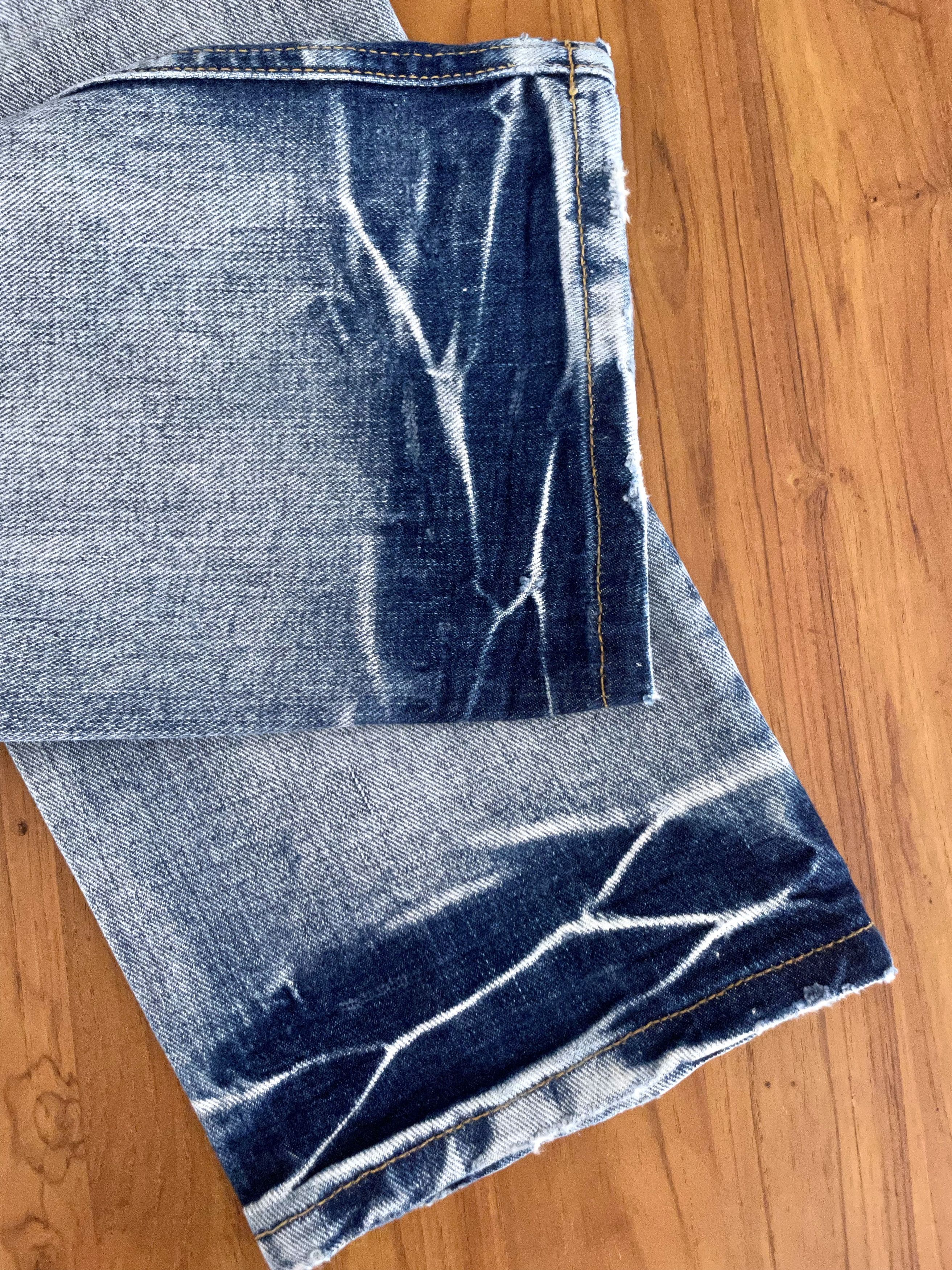Lee WASHED INDIGO DISTRESSED DENIM LIMITED EDITION Size US 34 / EU 50 - 13 Thumbnail