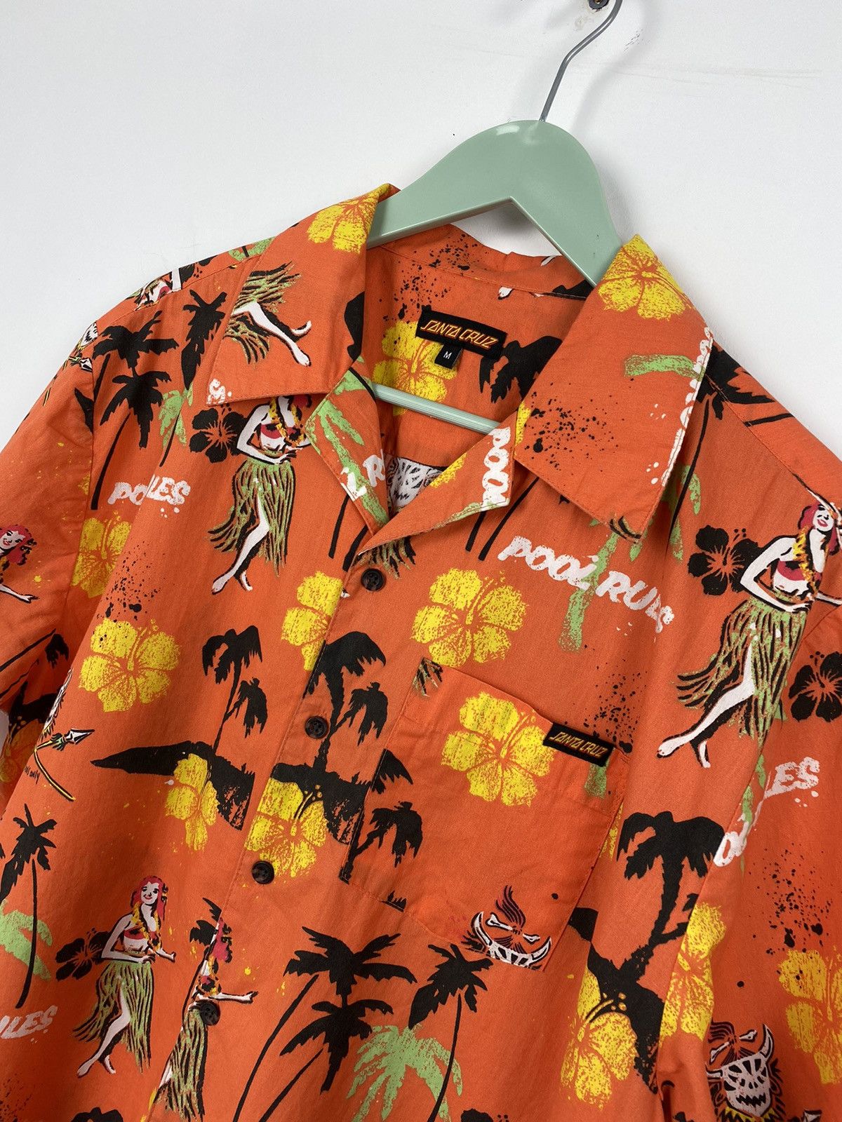 Santa Cruz Skateboards Vintage Santa Cruz Hawaiian Print Shirt Billabong Mambo Size US M / EU 48-50 / 2 - 2 Thumbnail