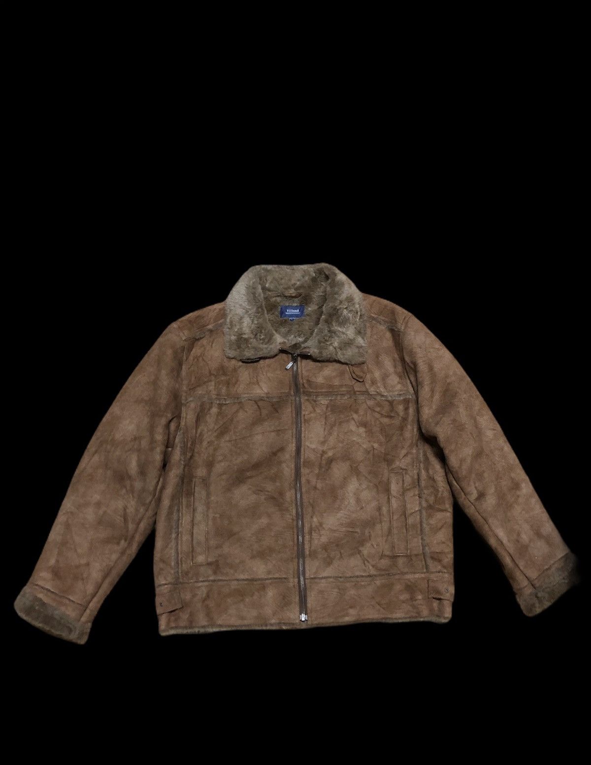 Branded Leather × Japanese Brand Winter Faux Fur Shearling Leather Jacket Size US M / EU 48-50 / 2 - 1 Thumbnail