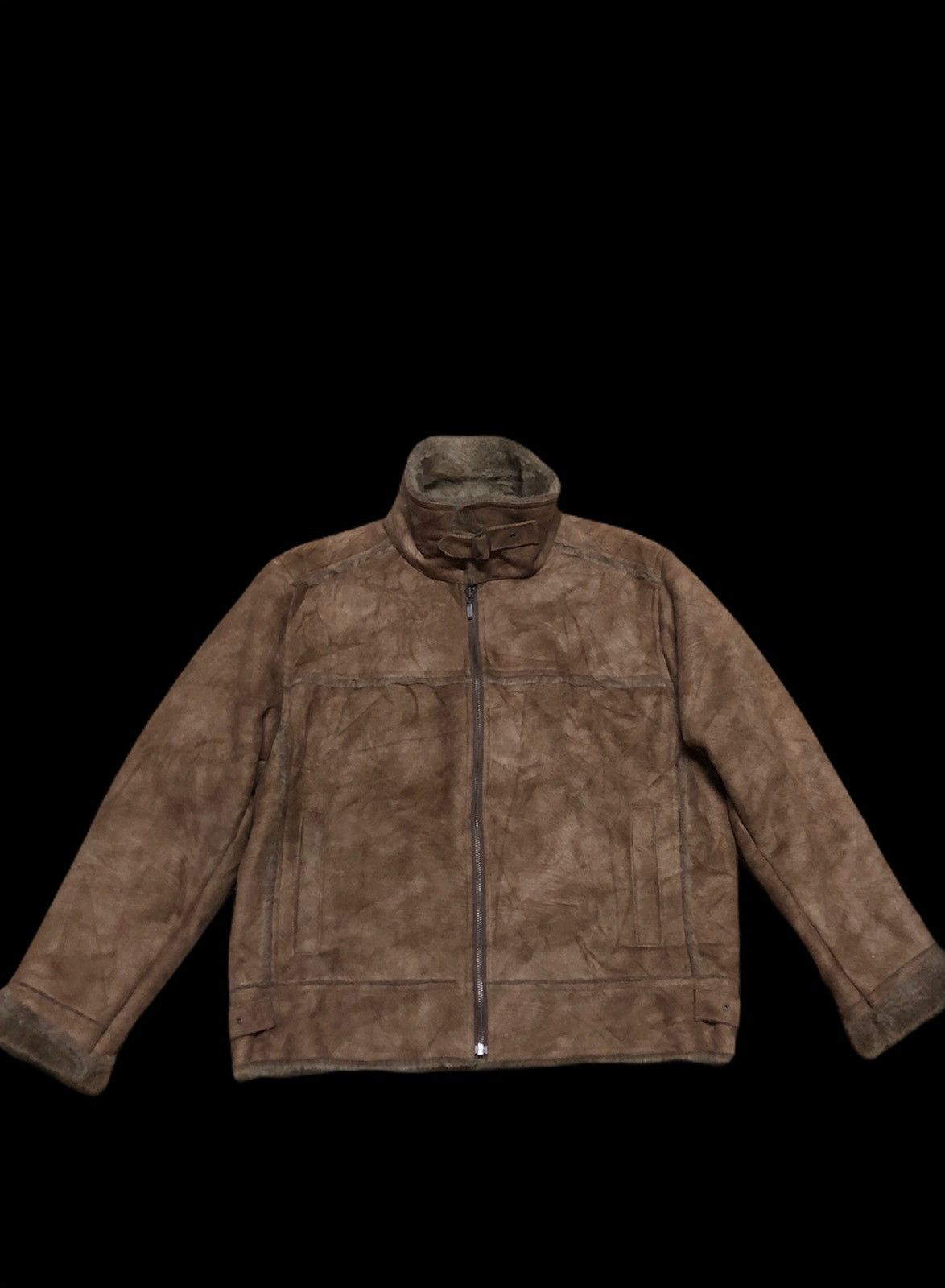 Branded Leather × Japanese Brand Winter Faux Fur Shearling Leather Jacket Size US M / EU 48-50 / 2 - 3 Thumbnail