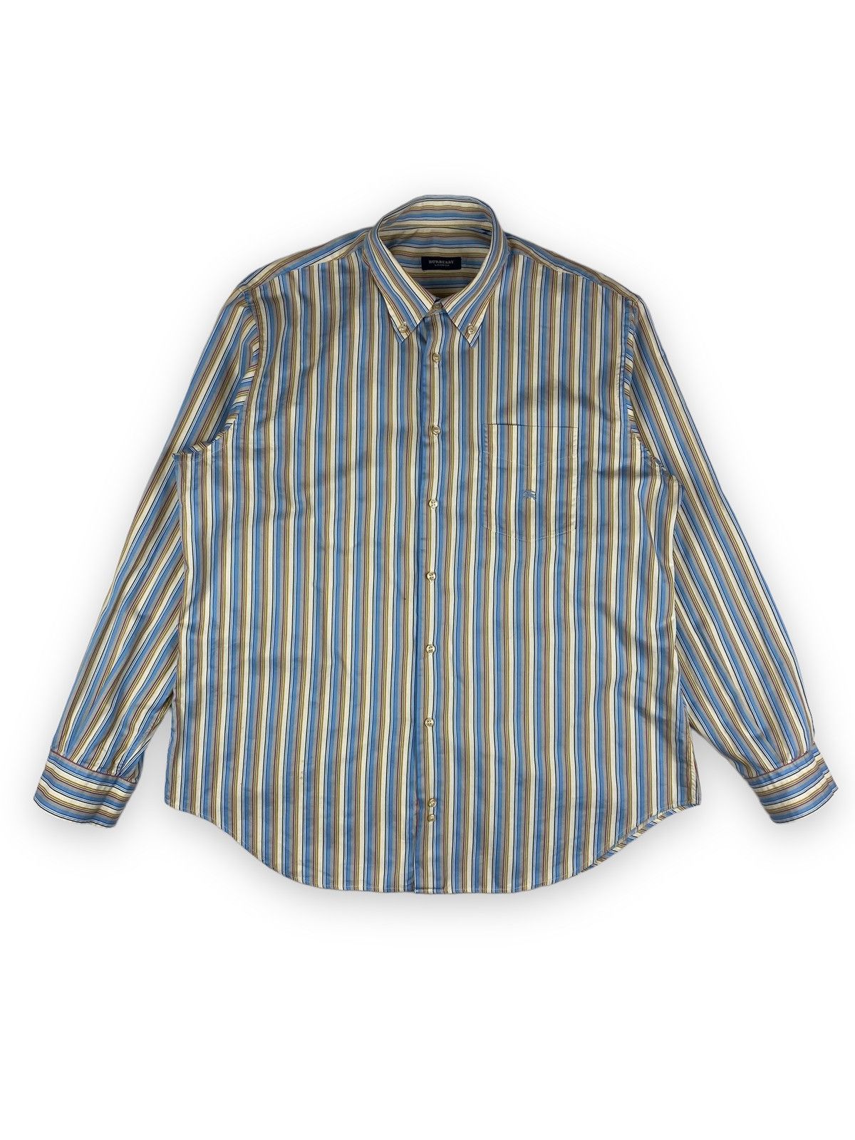 Burberry Mens Vintage Burberry London Shirt Long Sleeve Size L Size US L / EU 52-54 / 3 - 1 Thumbnail