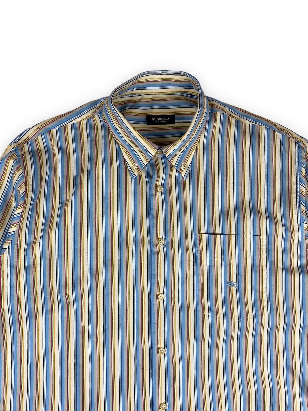 Burberry Mens Vintage Burberry London Shirt Long Sleeve Size L Size US L / EU 52-54 / 3 - 4 Thumbnail