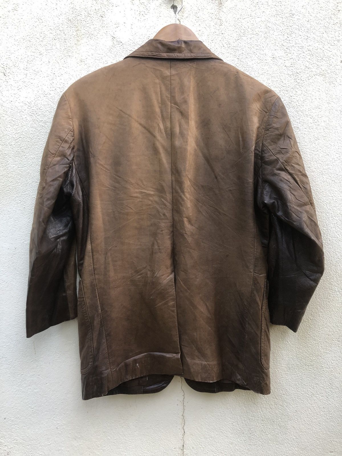 Genuine Leather Vintage Tadashi Shoji Leather Coat Size M Size US M / EU 48-50 / 2 - 3 Thumbnail