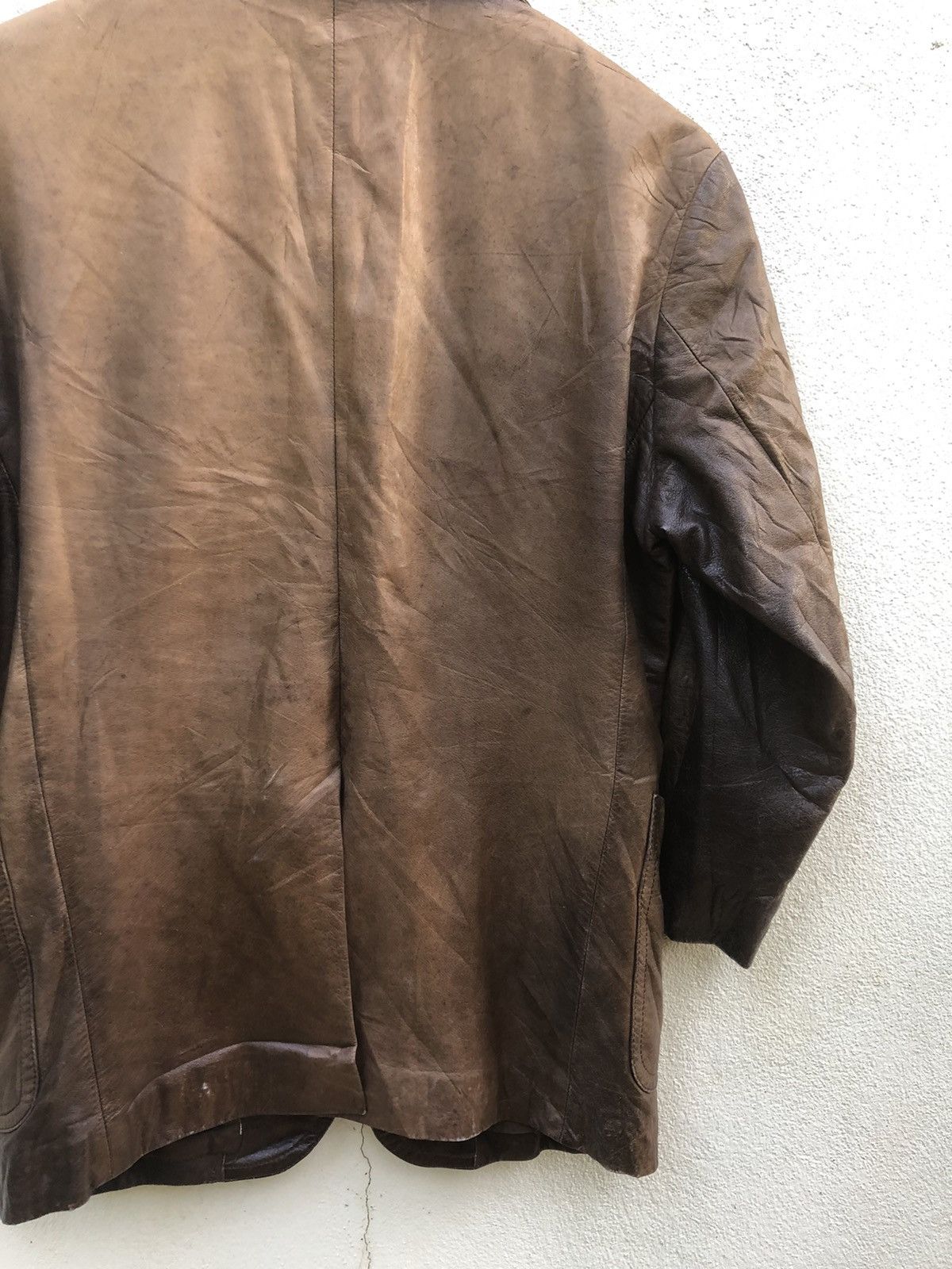 Genuine Leather Vintage Tadashi Shoji Leather Coat Size M Size US M / EU 48-50 / 2 - 5 Thumbnail