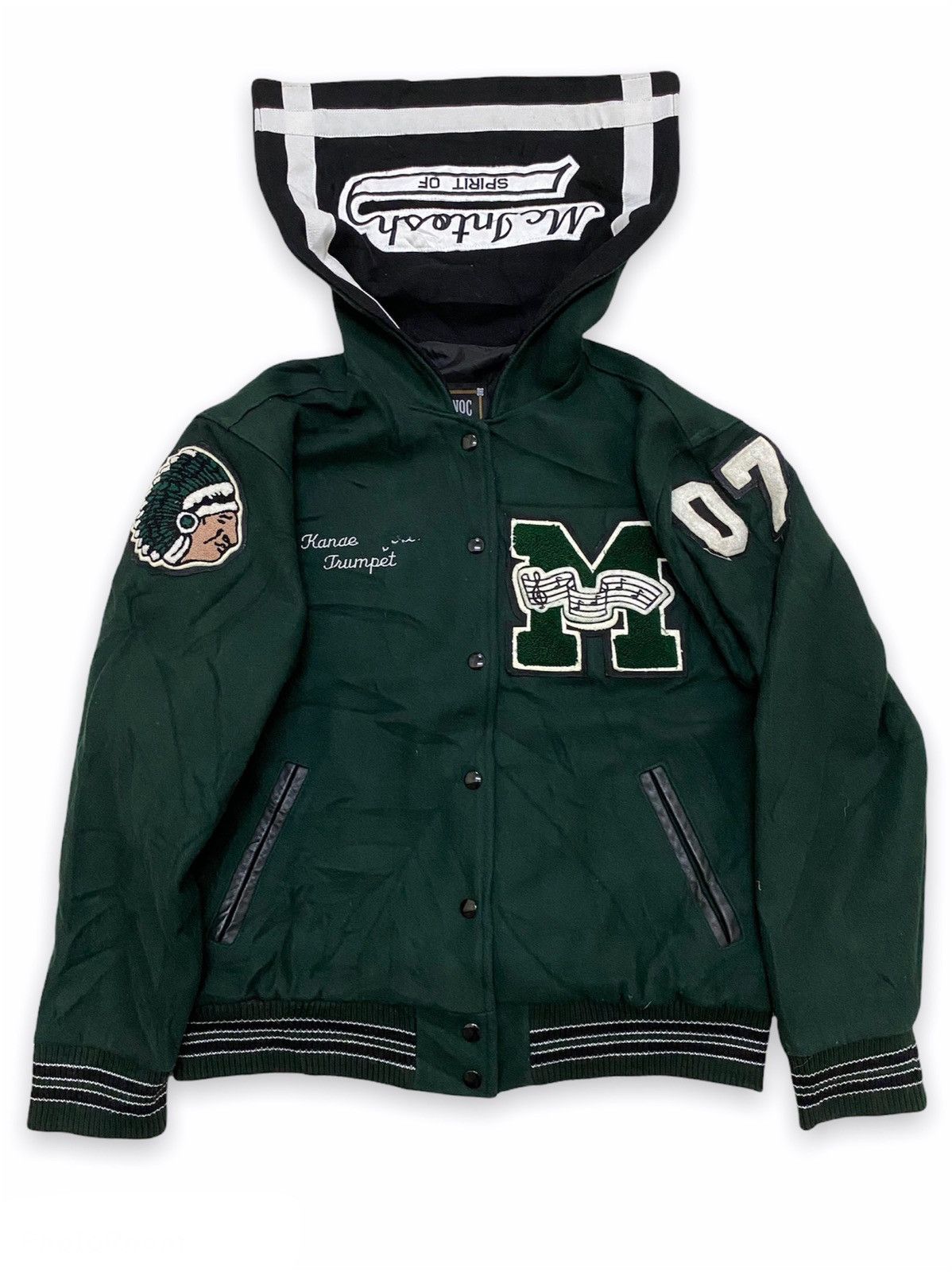 Vintage Rennoc Classic Wool Varsity Jacket