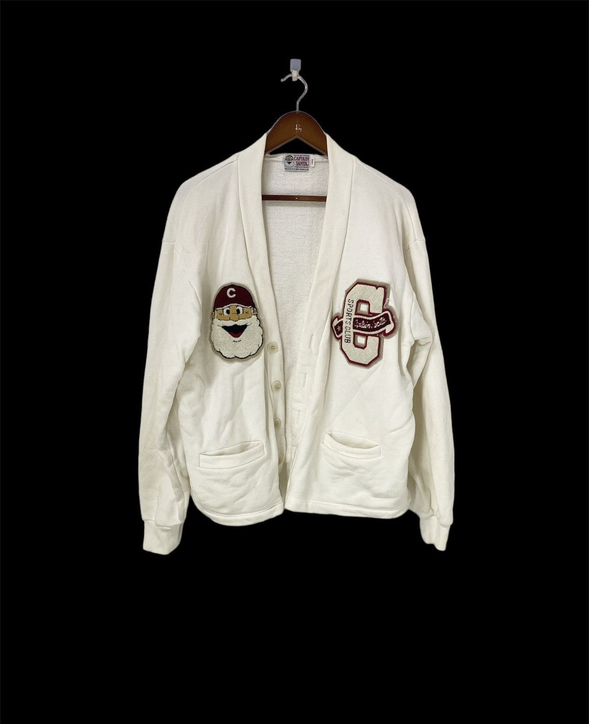Vintage 90’s Captain Santa Cardigan Jacket Nice Design