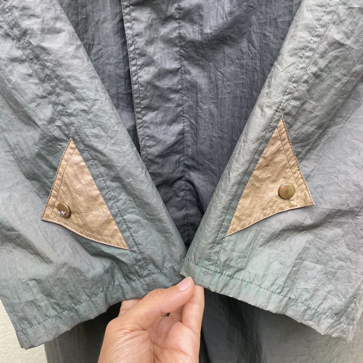 Lanvin × Vintage 💥 LANVIN PARIS LINEN TRENCH COAT JACKET Size US M / EU 48-50 / 2 - 7 Thumbnail