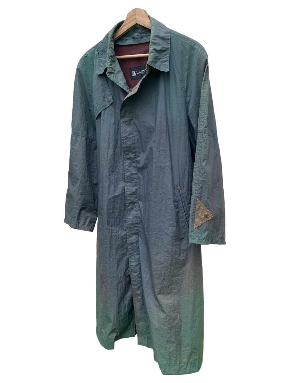 Lanvin × Vintage 💥 LANVIN PARIS LINEN TRENCH COAT JACKET Size US M / EU 48-50 / 2 - 4 Thumbnail
