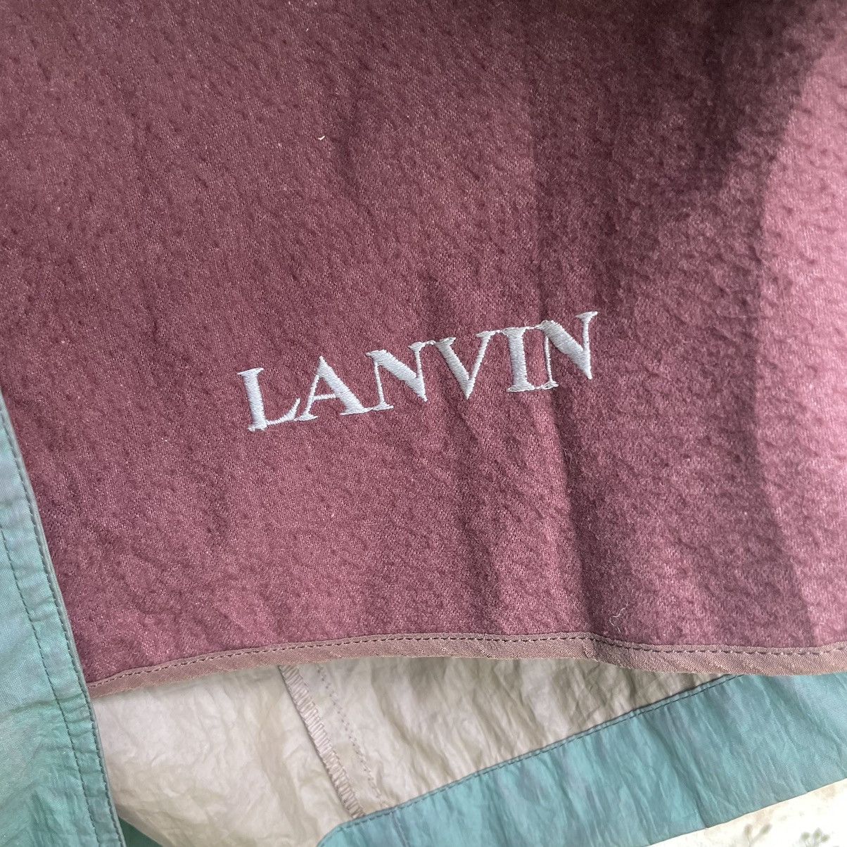 Lanvin × Vintage 💥 LANVIN PARIS LINEN TRENCH COAT JACKET Size US M / EU 48-50 / 2 - 9 Thumbnail