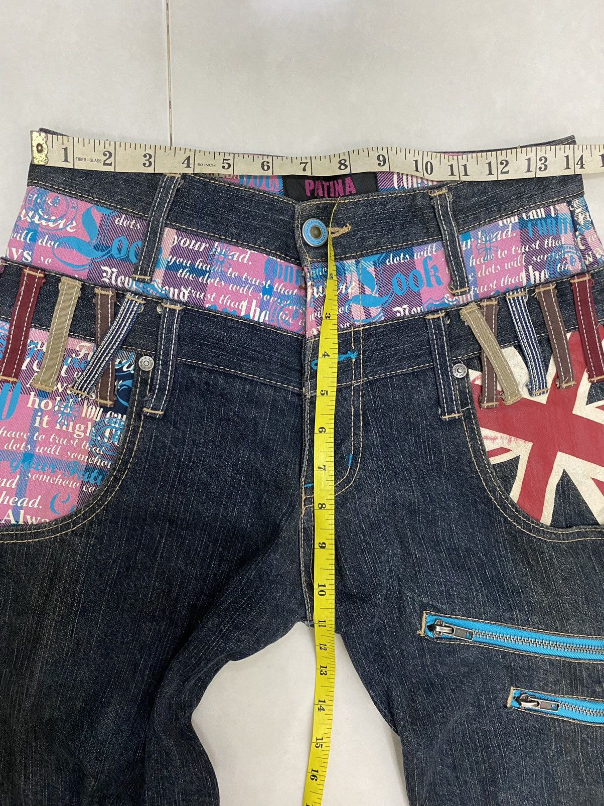 Japanese Brand Japanese Brand Patina Double Waist Twist Denim Pants Size US 28 / EU 44 - 9 Thumbnail