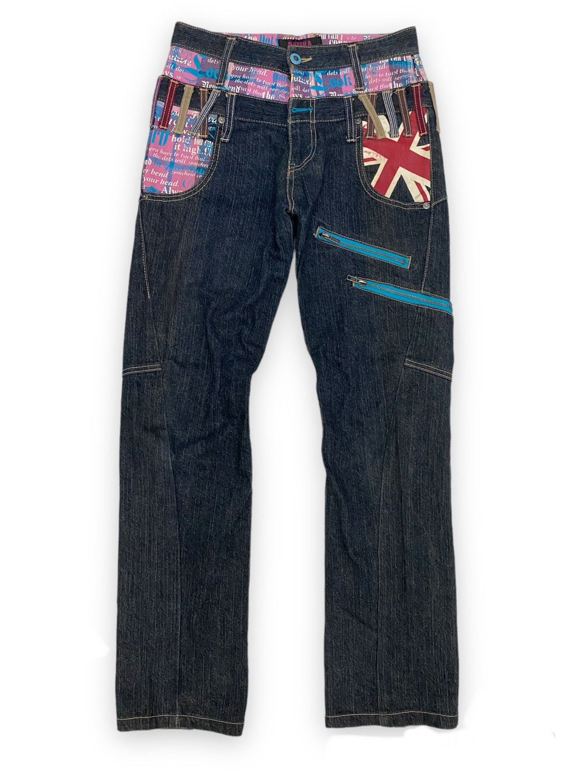 Japanese Brand Japanese Brand Patina Double Waist Twist Denim Pants Size US 28 / EU 44 - 1 Thumbnail