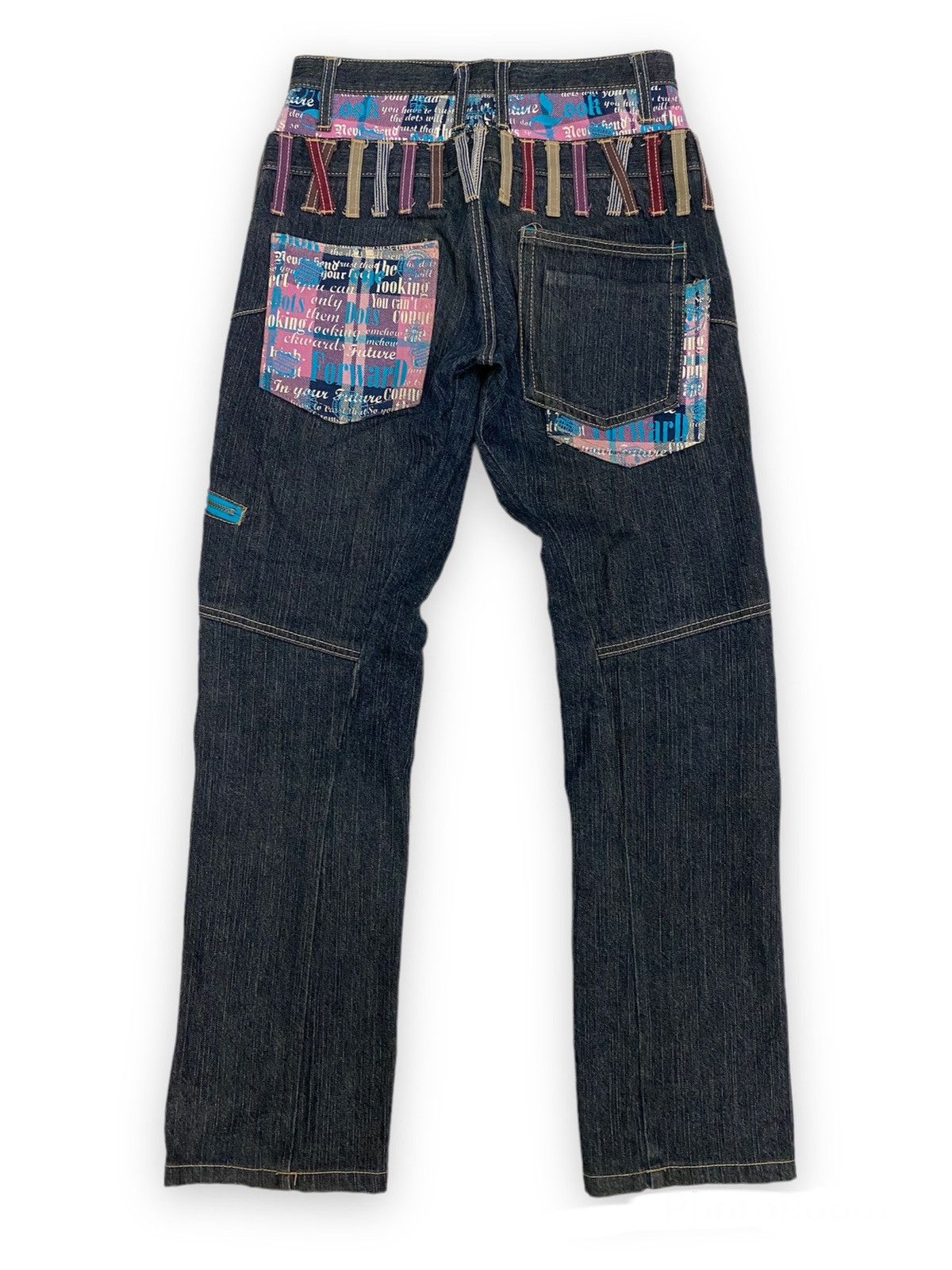 Japanese Brand Japanese Brand Patina Double Waist Twist Denim Pants Size US 28 / EU 44 - 2 Thumbnail