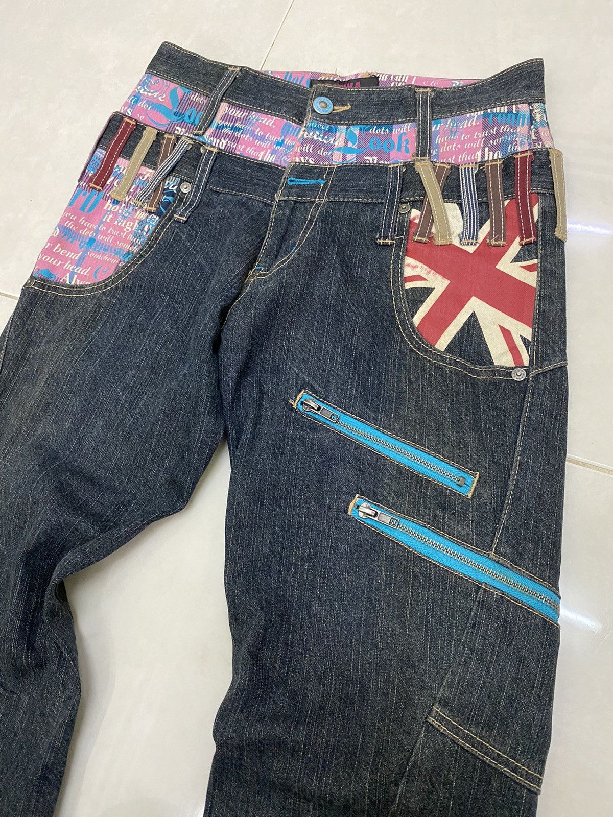 Japanese Brand Japanese Brand Patina Double Waist Twist Denim Pants Size US 28 / EU 44 - 5 Thumbnail