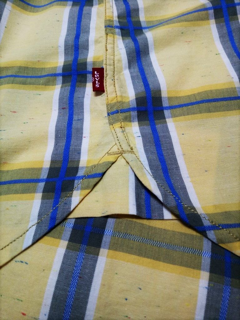 Levi's Vintage Clothing 🔥Levis Checker Plaid Snap Button Up Shirt RARE Size US L / EU 52-54 / 3 - 6 Thumbnail