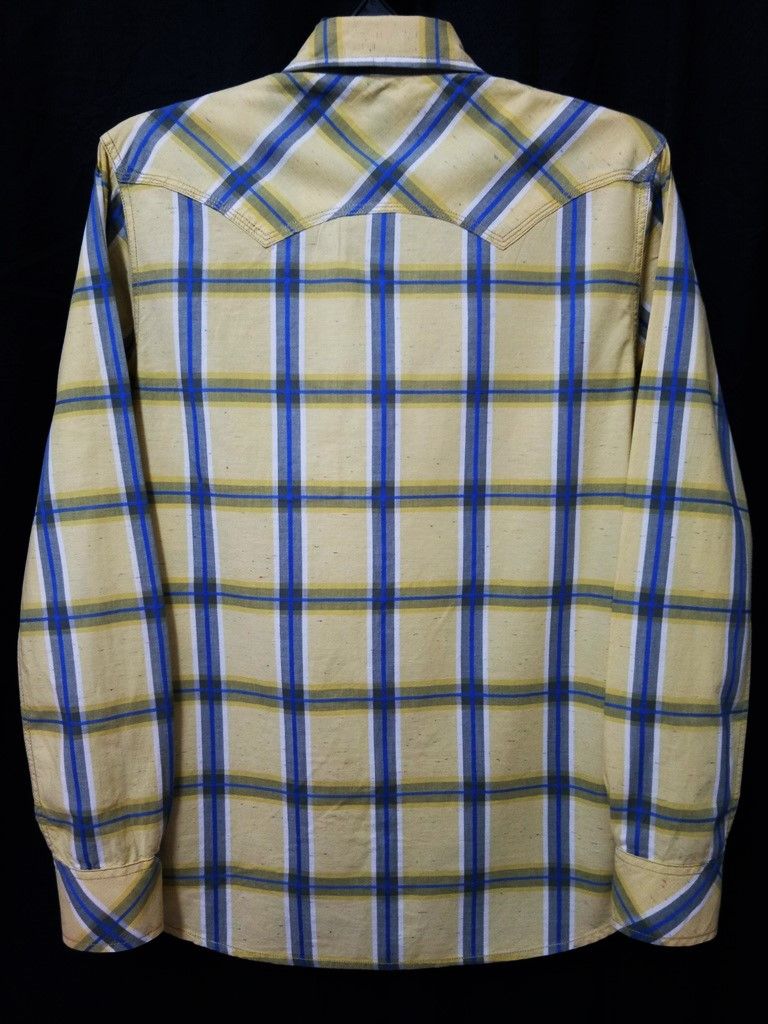 Levi's Vintage Clothing 🔥Levis Checker Plaid Snap Button Up Shirt RARE Size US L / EU 52-54 / 3 - 10 Thumbnail