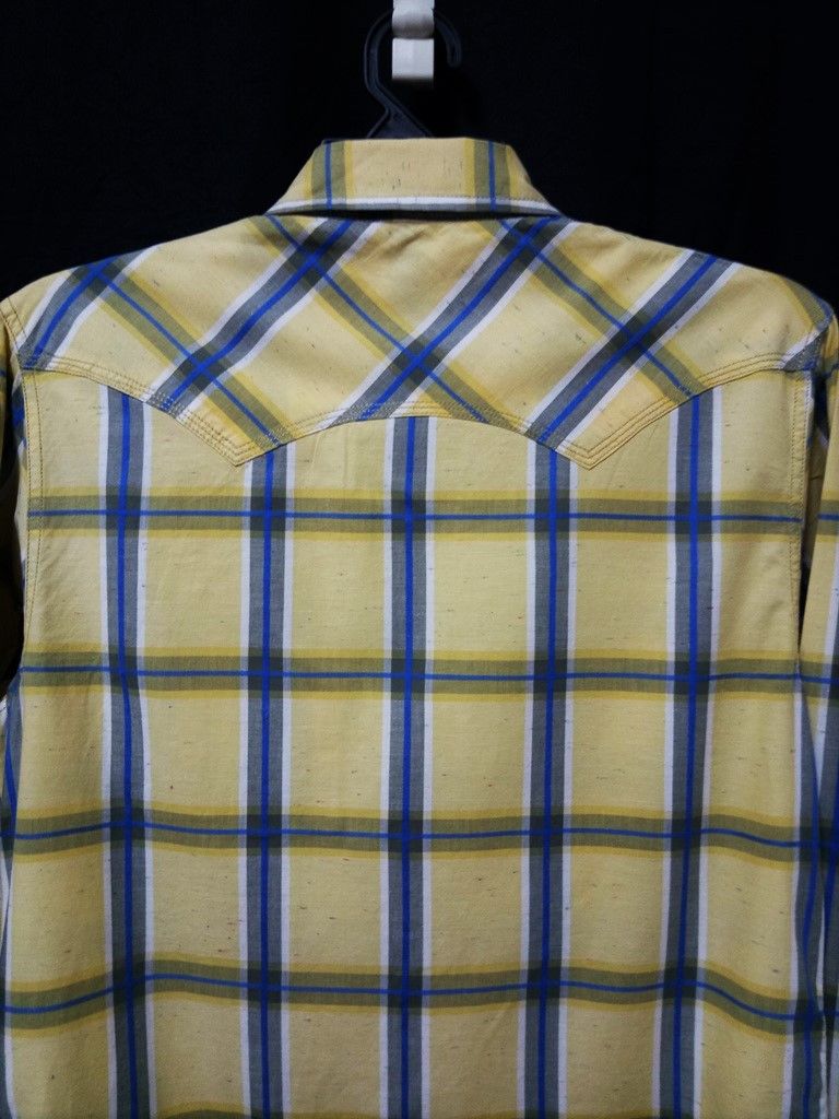 Levi's Vintage Clothing 🔥Levis Checker Plaid Snap Button Up Shirt RARE Size US L / EU 52-54 / 3 - 9 Thumbnail