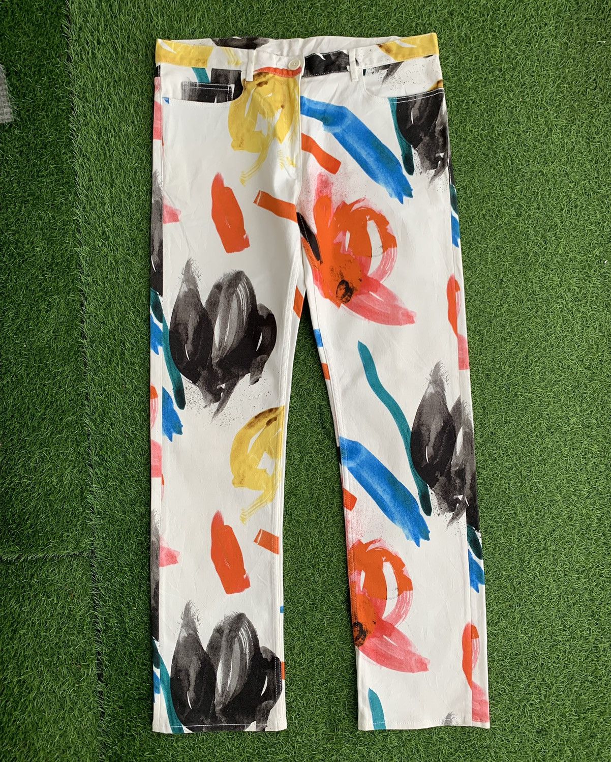 Paul Smith Vintage Paul Smith Japan Printed Design Jeans Size US 34 / EU 50 - 10 Thumbnail