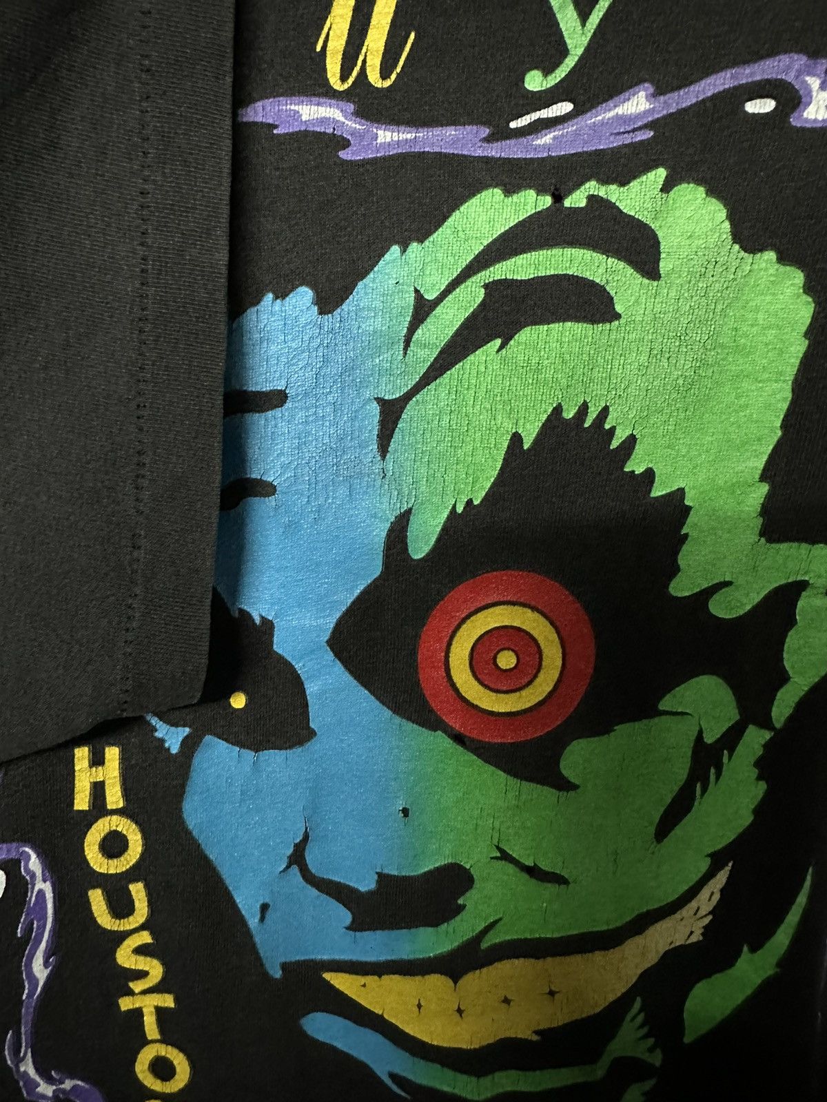Vintage Vintage 90s Chuy’s Houston by Bee Bop Stedman Faded Tee Size US XL / EU 56 / 4 - 9 Thumbnail