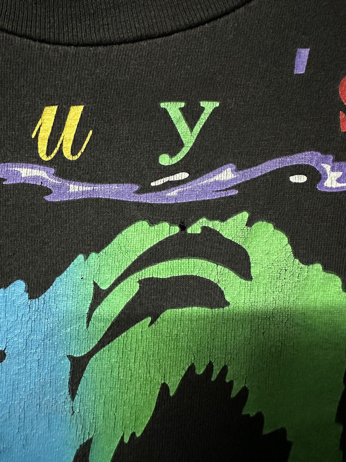 Vintage Vintage 90s Chuy’s Houston by Bee Bop Stedman Faded Tee Size US XL / EU 56 / 4 - 6 Thumbnail