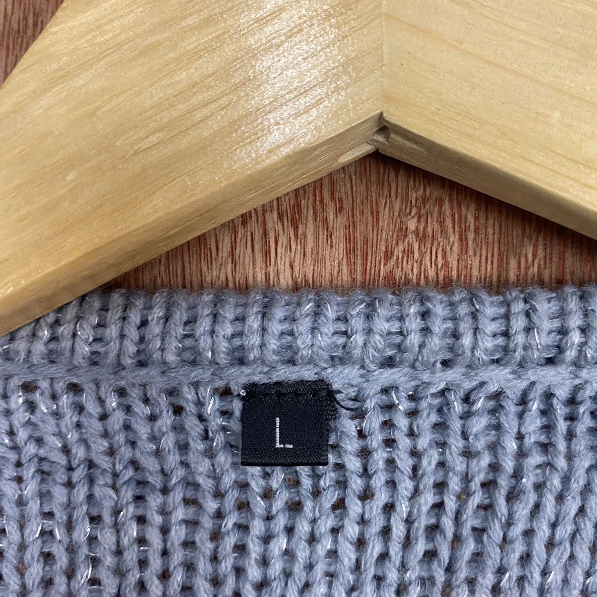 Homespun Knitwear × Japanese Brand Japan Light Purple Mohair Knitwear Size US L / EU 52-54 / 3 - 10 Thumbnail