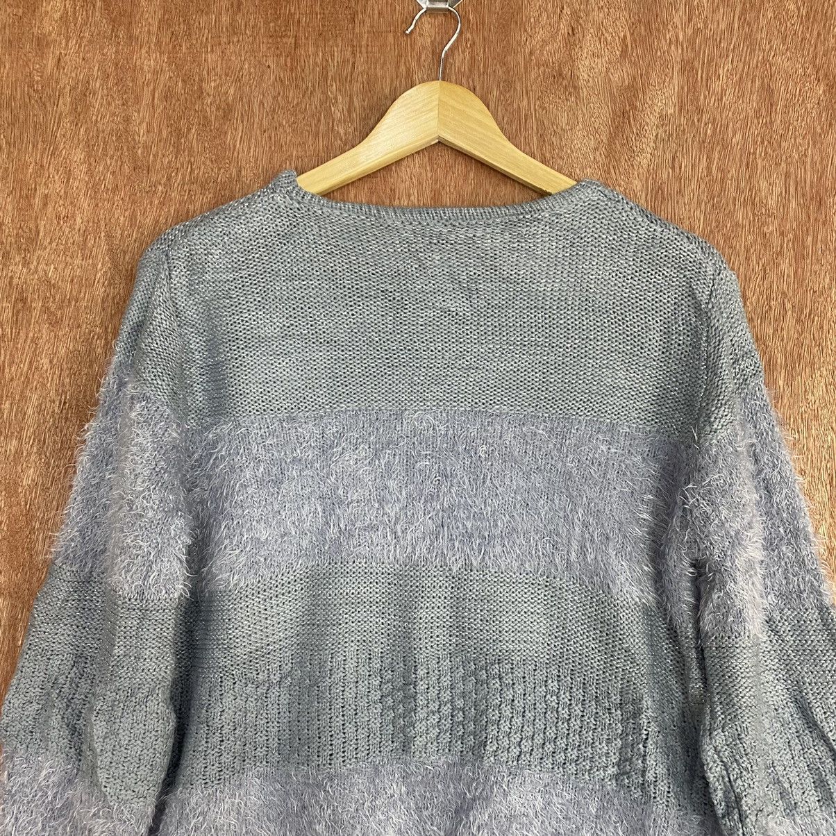 Homespun Knitwear × Japanese Brand Japan Light Purple Mohair Knitwear Size US L / EU 52-54 / 3 - 12 Thumbnail