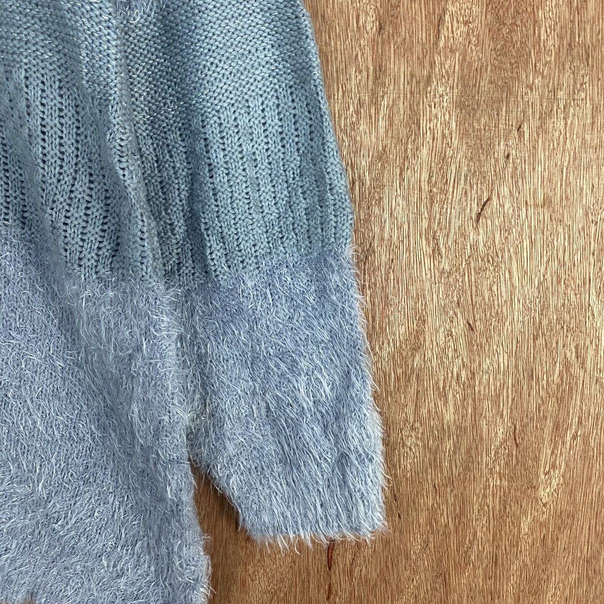 Homespun Knitwear × Japanese Brand Japan Light Purple Mohair Knitwear Size US L / EU 52-54 / 3 - 4 Thumbnail