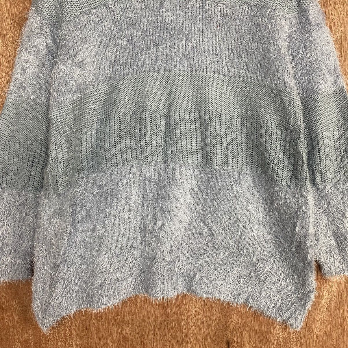 Homespun Knitwear × Japanese Brand Japan Light Purple Mohair Knitwear Size US L / EU 52-54 / 3 - 8 Thumbnail