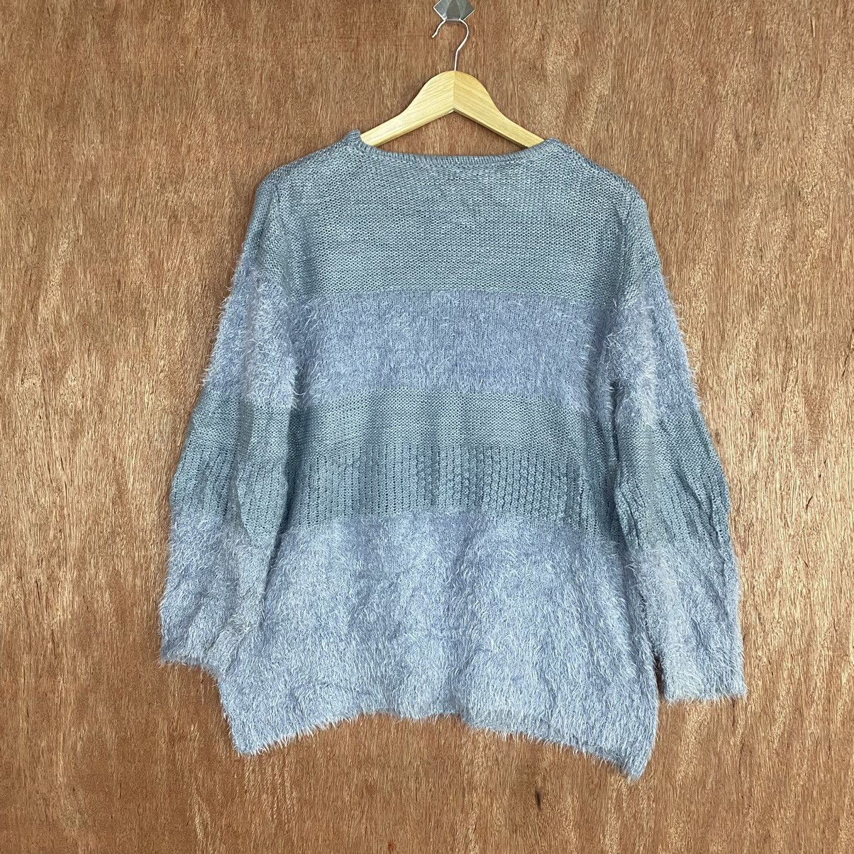 Homespun Knitwear × Japanese Brand Japan Light Purple Mohair Knitwear Size US L / EU 52-54 / 3 - 11 Thumbnail