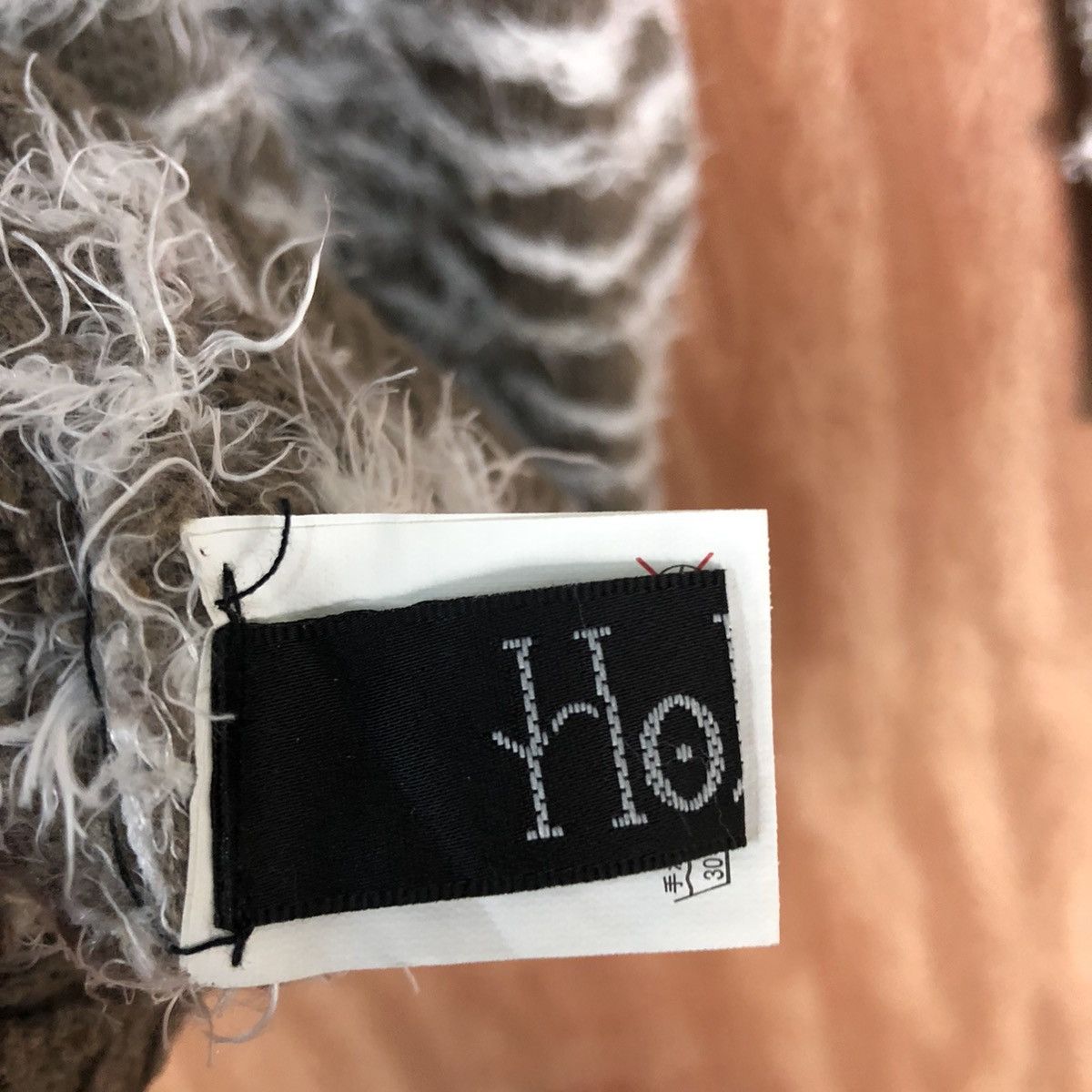 Homespun Knitwear × Japanese Brand × Solid and Striped Holee Brown Mohair Striped Knitwear #0418 Size US M / EU 48-50 / 2 - 13 Thumbnail