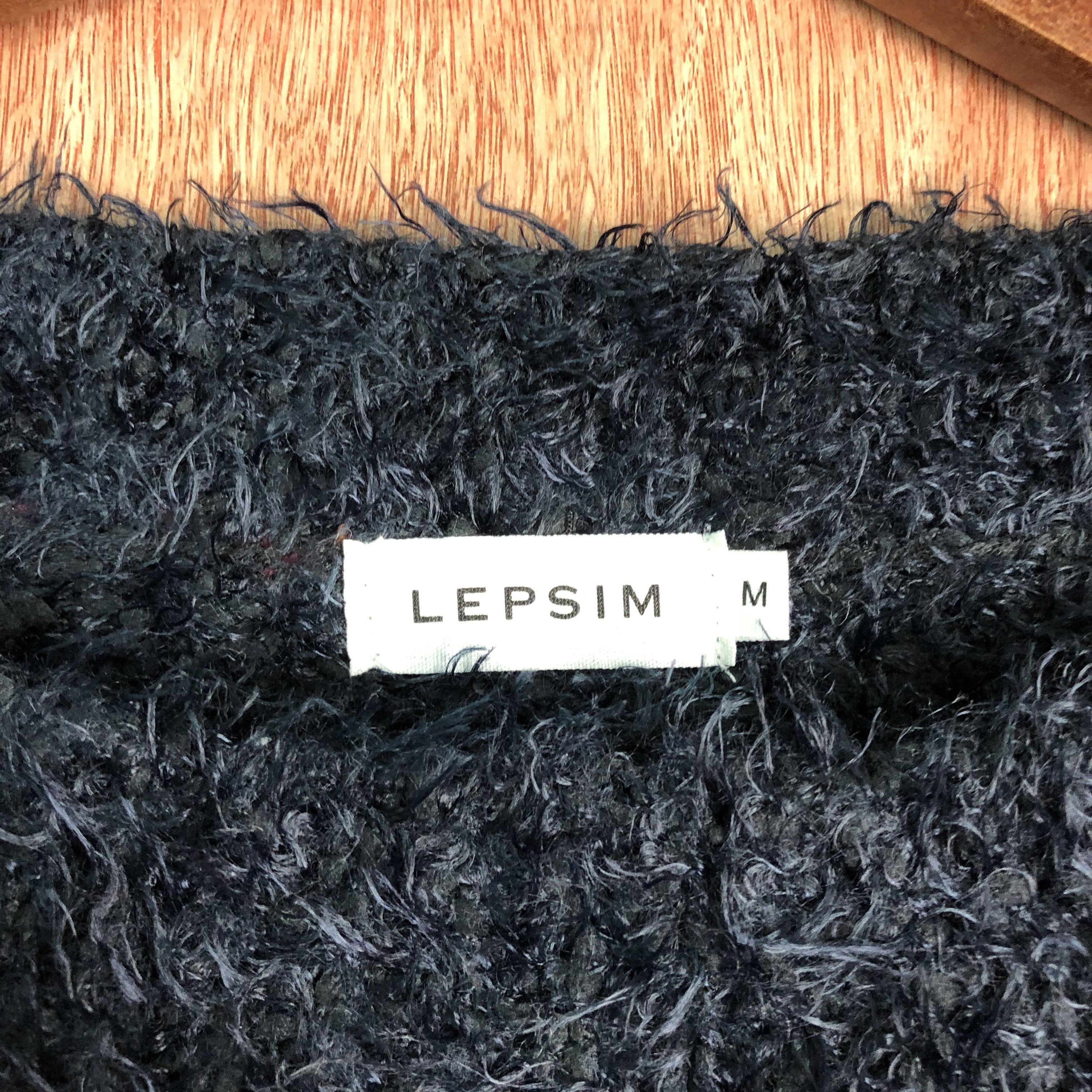 Homespun Knitwear Lepsim Dark Blue Mohair Knitwear Size US M / EU 48-50 / 2 - 8 Thumbnail