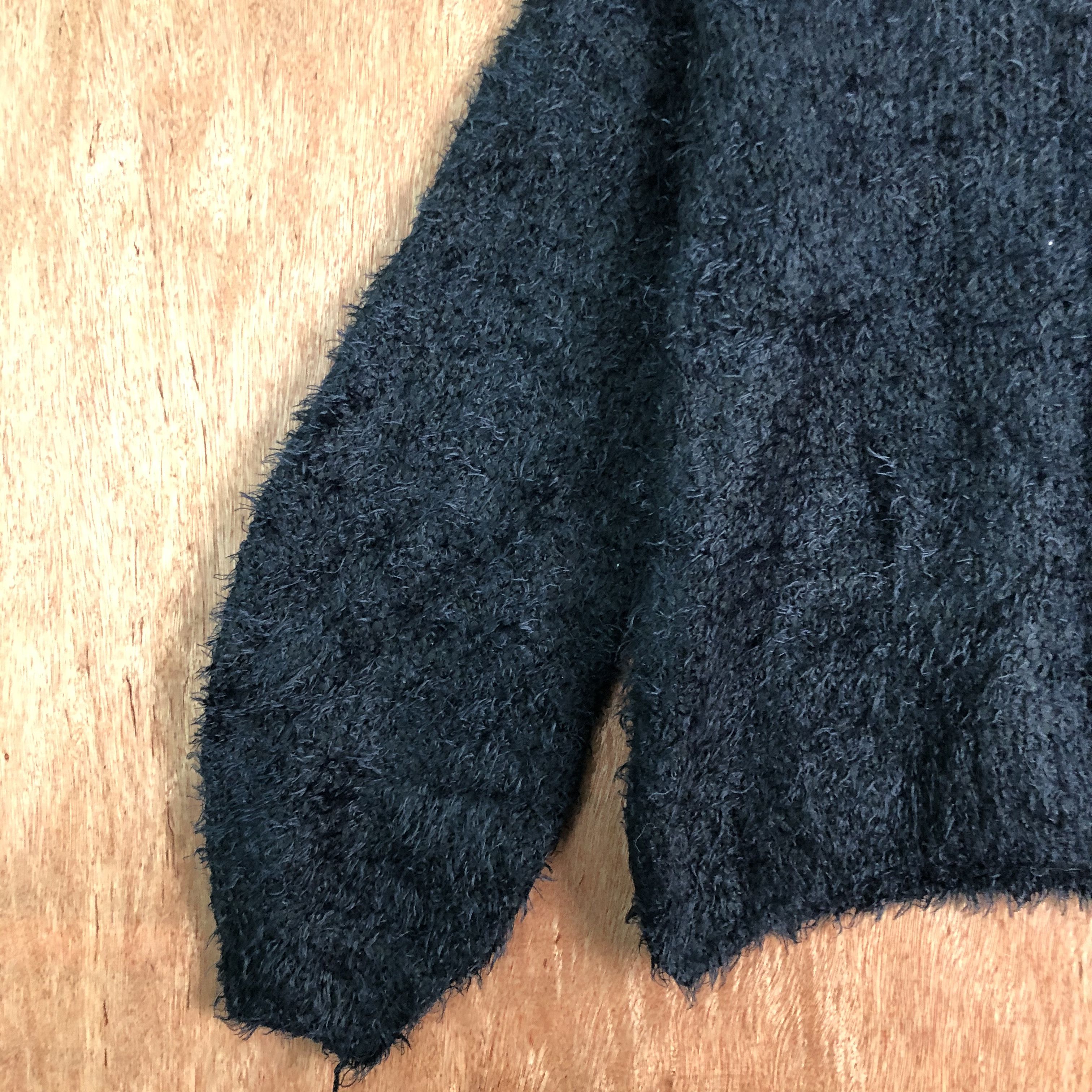 Homespun Knitwear Lepsim Dark Blue Mohair Knitwear Size US M / EU 48-50 / 2 - 6 Thumbnail