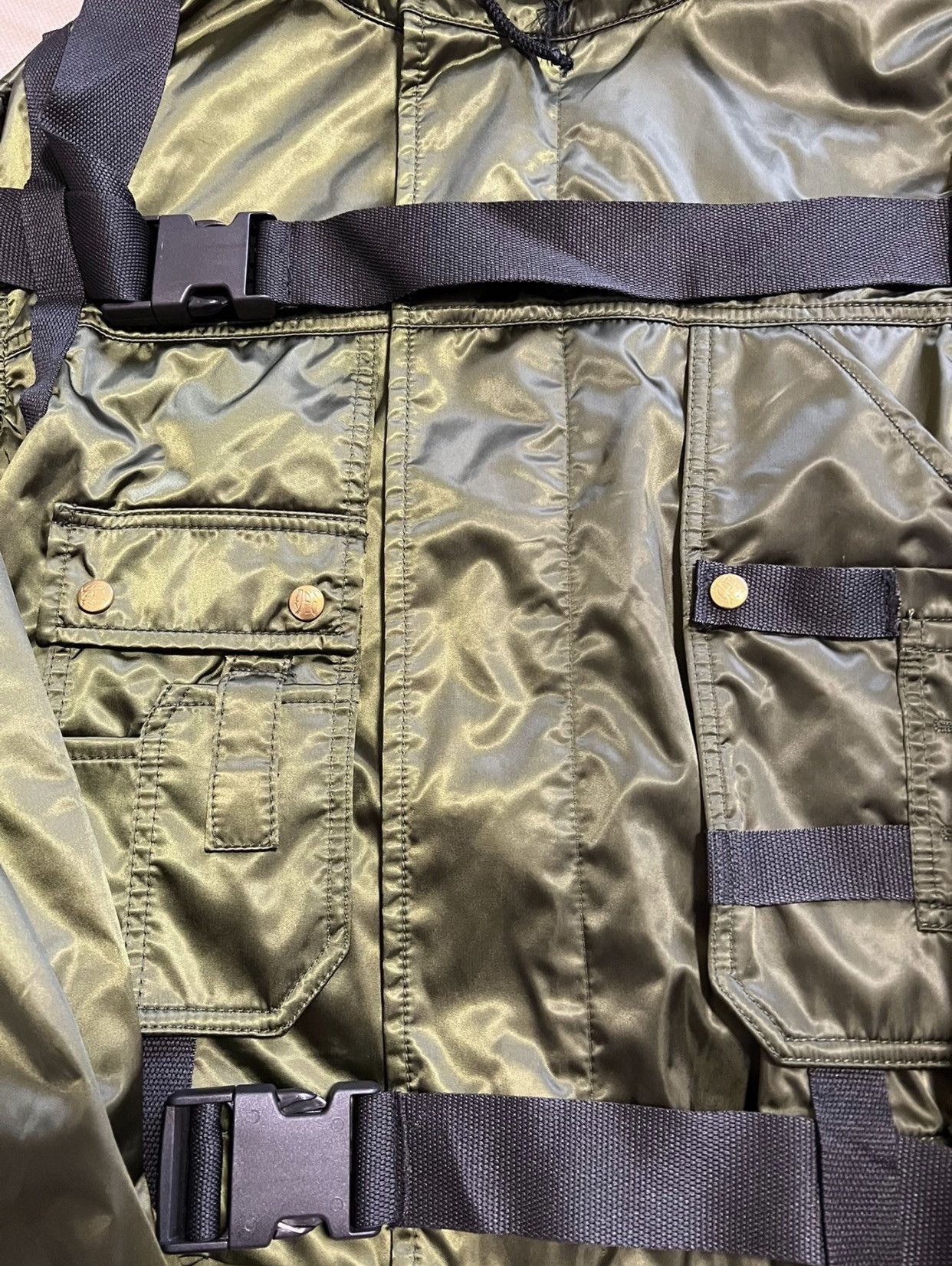 Jean Paul Gaultier JPG Jean Paul Gaultier AW03 Parachute Cargo Bondage Jacket Size US S / EU 44-46 / 1 - 4 Thumbnail