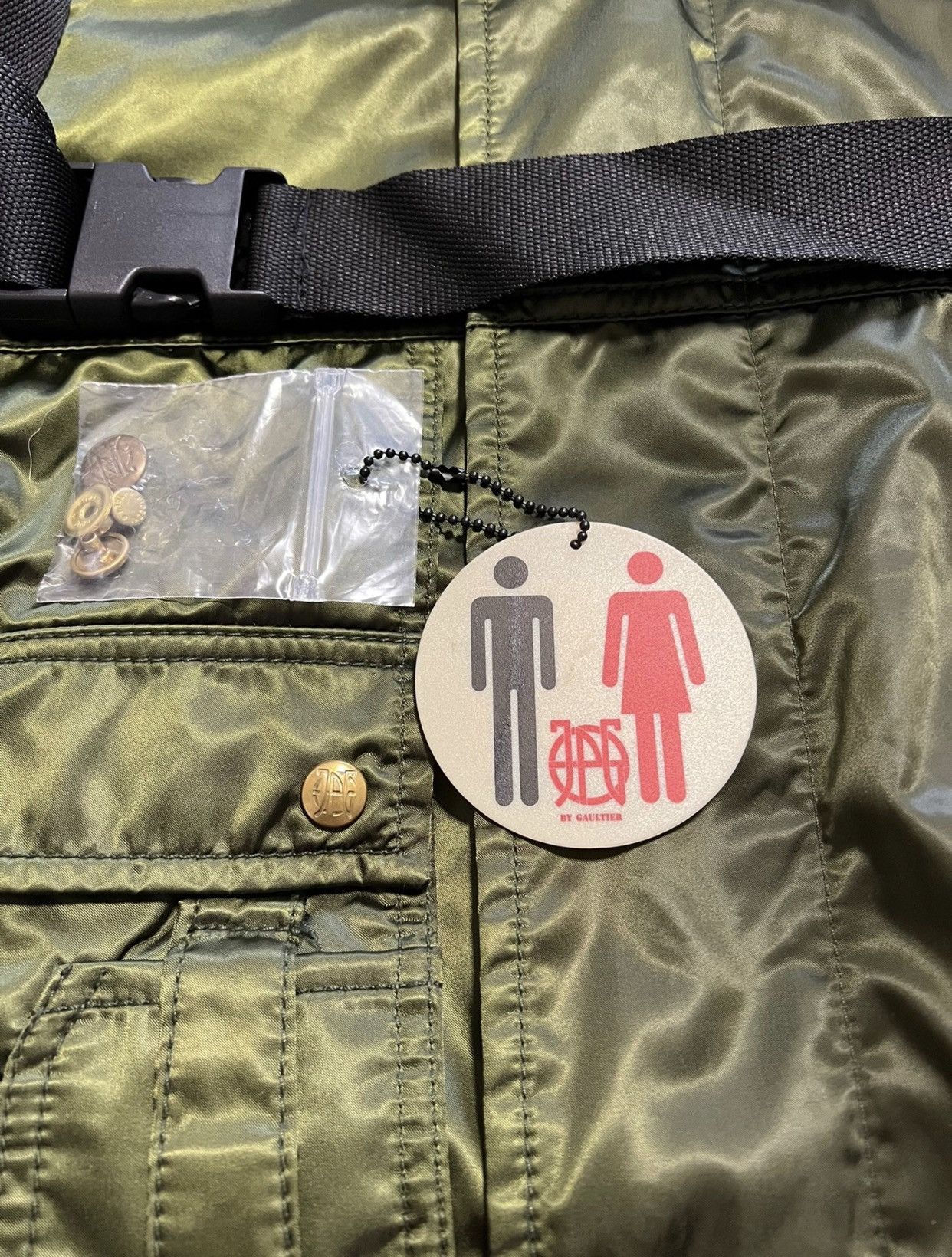 Jean Paul Gaultier JPG Jean Paul Gaultier AW03 Parachute Cargo Bondage Jacket Size US S / EU 44-46 / 1 - 3 Thumbnail
