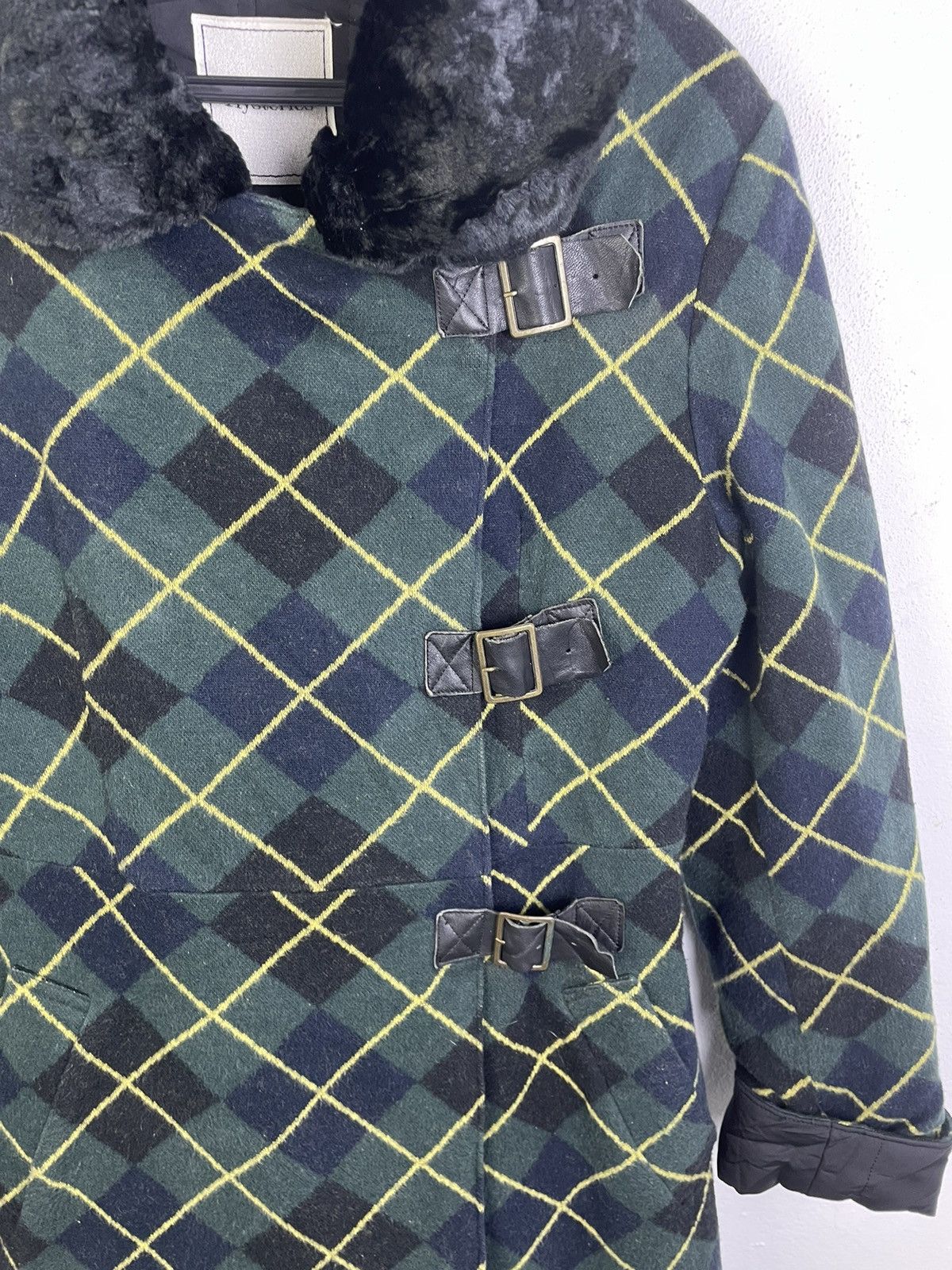 Hysteric Glamour 🔥Rare Vintage Hysteric Glamour Fur Long Coat Jacket Size ONE SIZE - 9 Thumbnail