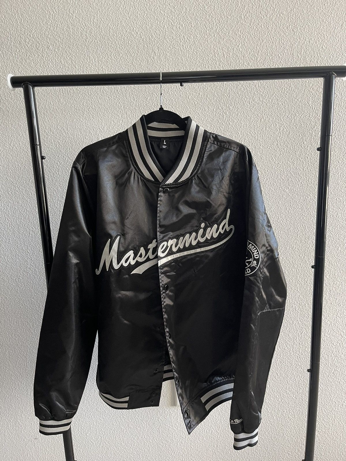 M&N x Mastermind Satin Jacket