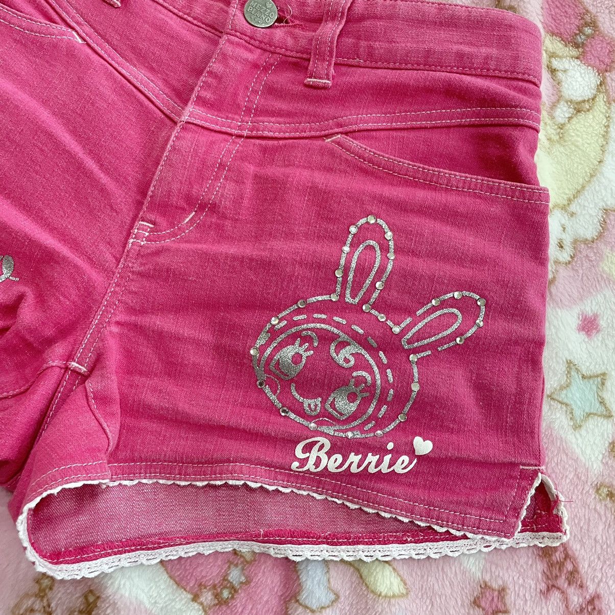 Mezzo piano pink shorts.