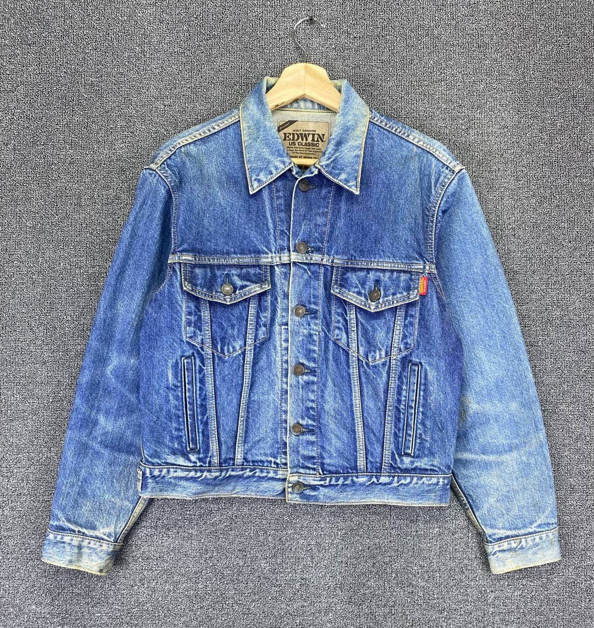 Edwin Vintage Edwin US Classic Truckers Denim Jacket Size US M / EU 48-50 / 2 - 1 Thumbnail
