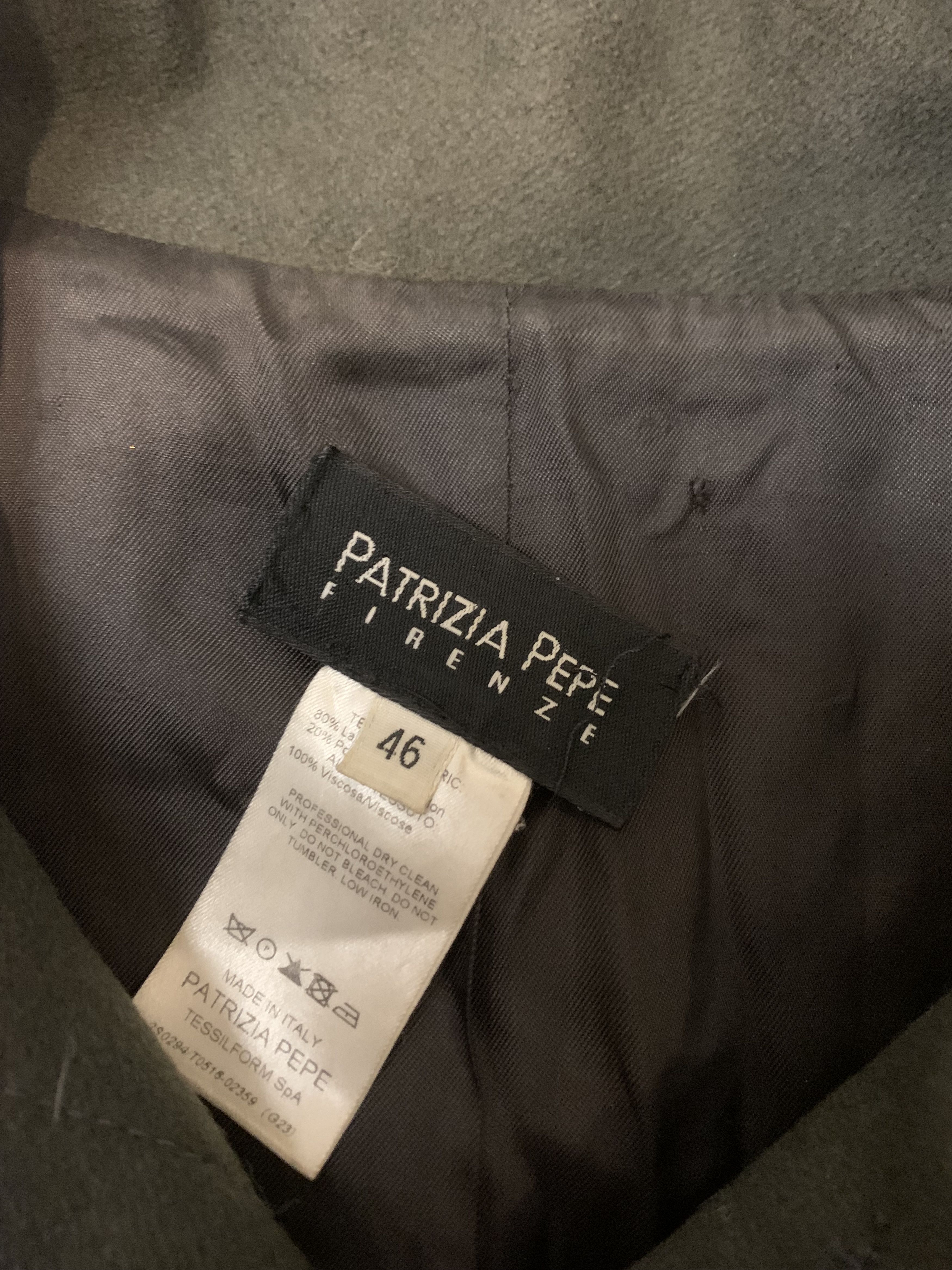 Patrizia Pepe Lana Wool Coat Made In Italy.