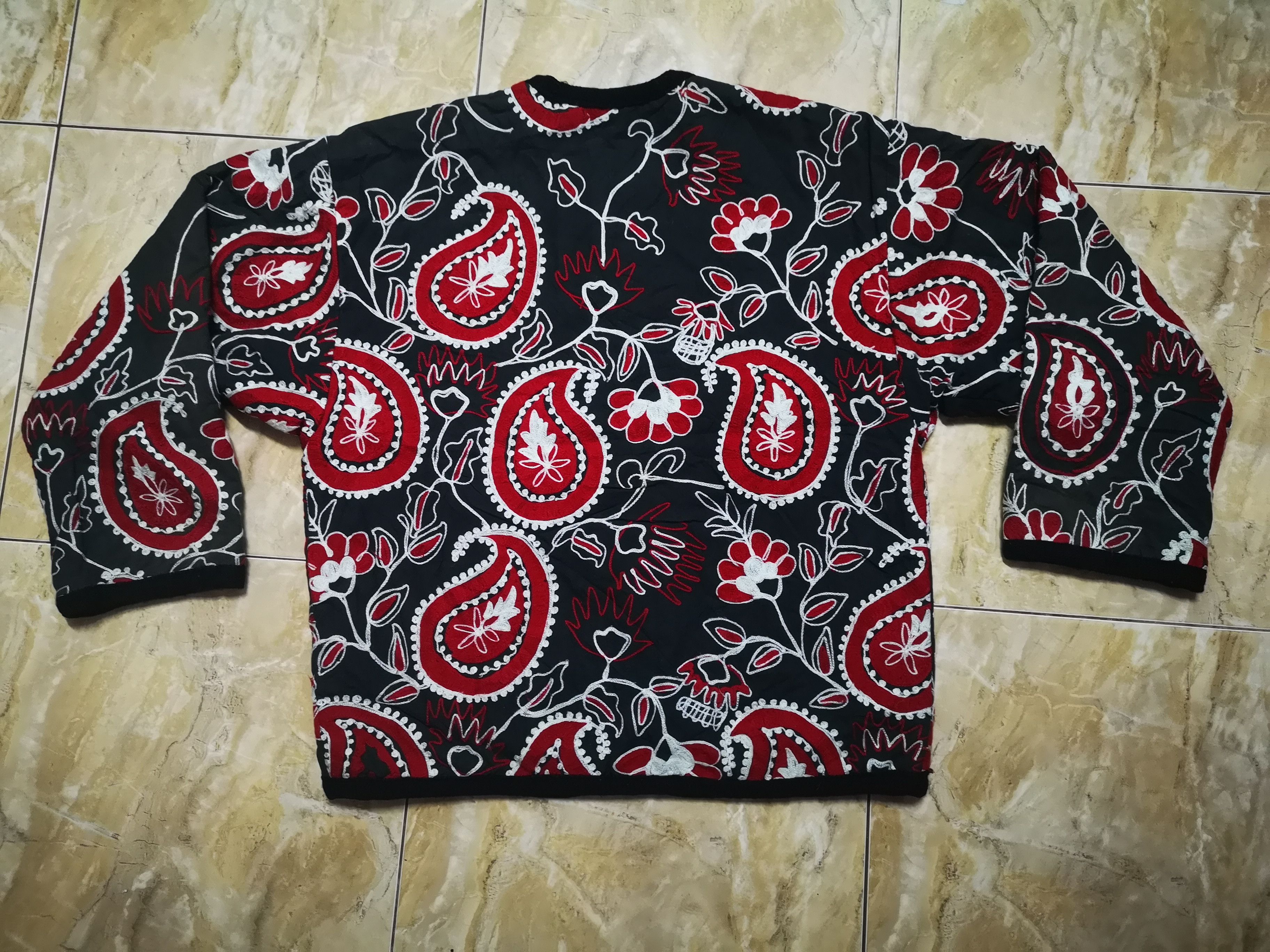Japanese Brand × Vintage Vintage Japanese Cardigan embroidery Size M / US 6-8 / IT 42-44 - 2 Thumbnail