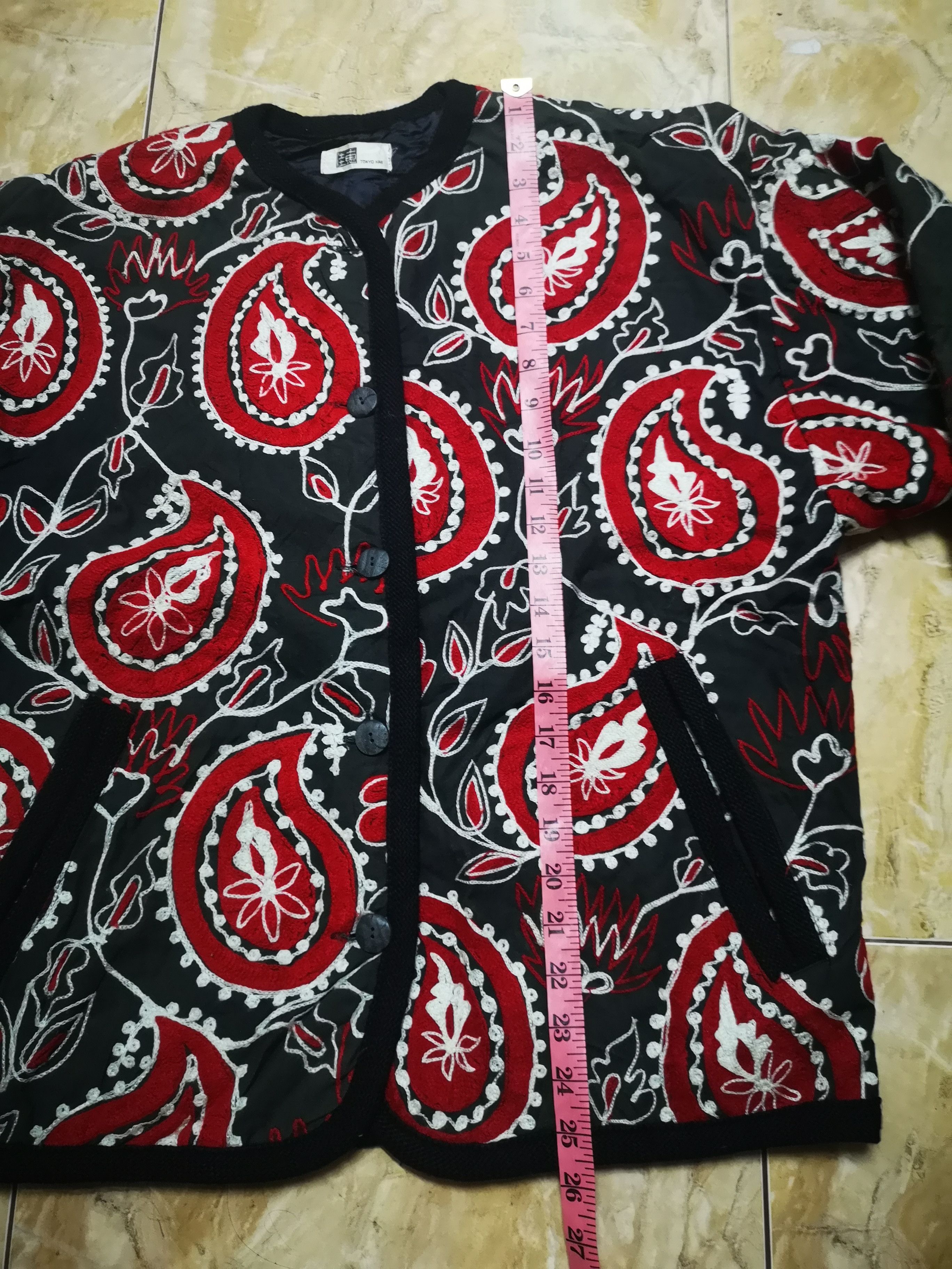 Japanese Brand × Vintage Vintage Japanese Cardigan embroidery Size M / US 6-8 / IT 42-44 - 14 Thumbnail