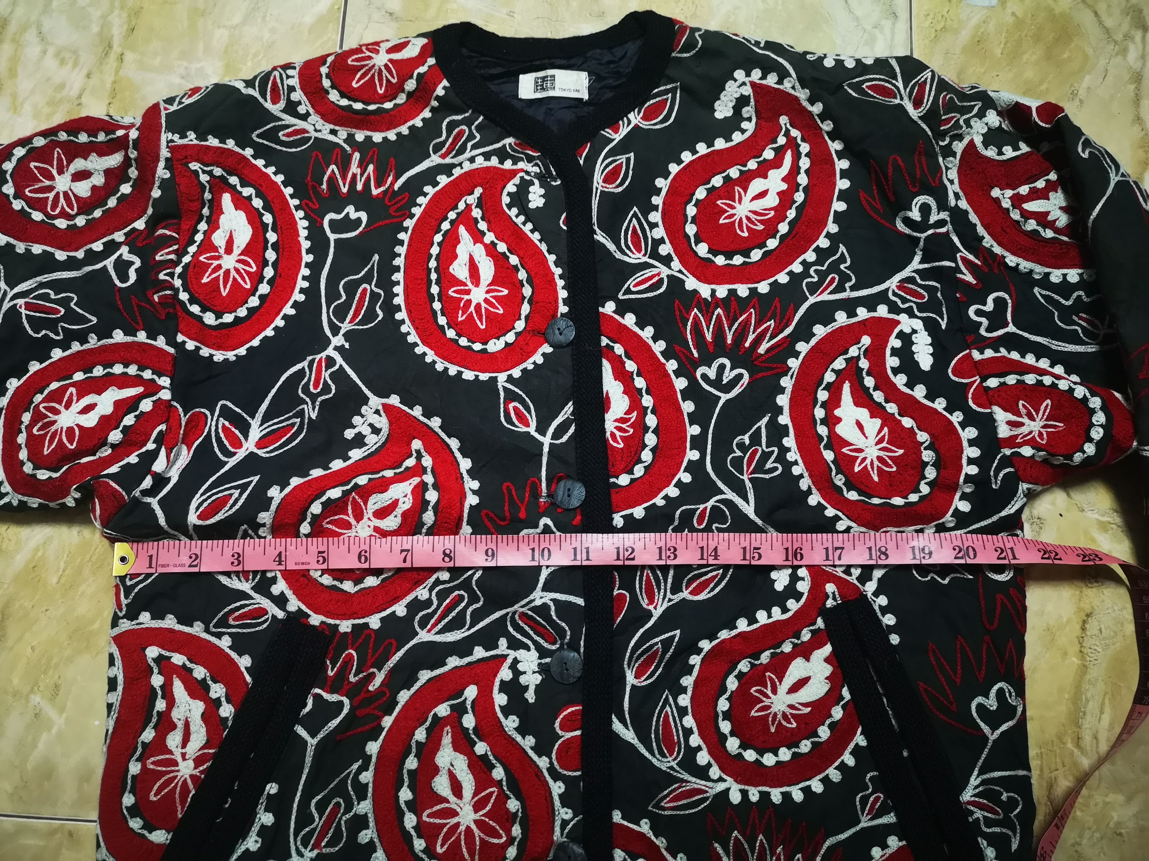 Japanese Brand × Vintage Vintage Japanese Cardigan embroidery Size M / US 6-8 / IT 42-44 - 13 Thumbnail