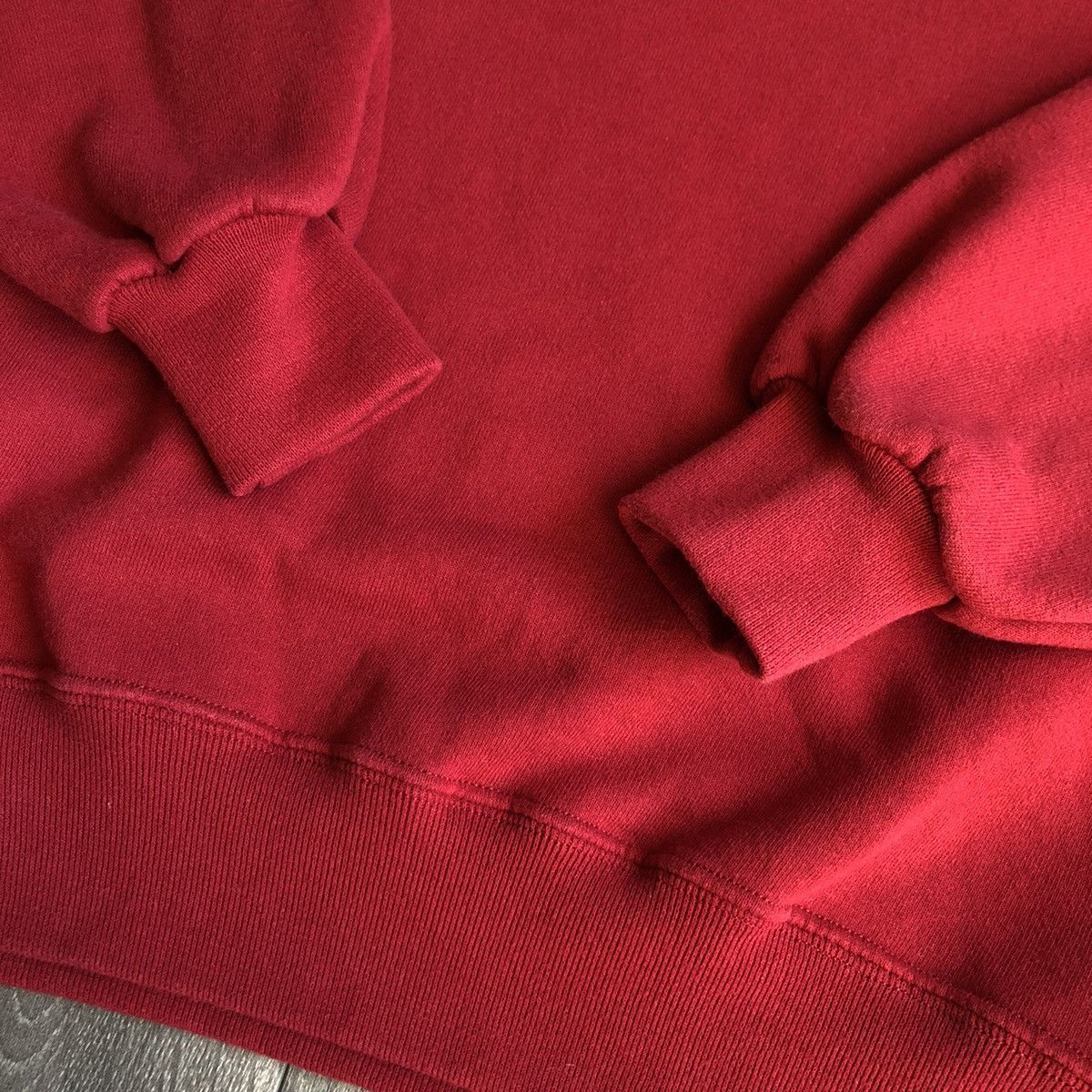 Russell Athletic Vintage 90s Russell Athletic Blank Red Heavyweight Crewneck Size US L / EU 52-54 / 3 - 3 Thumbnail