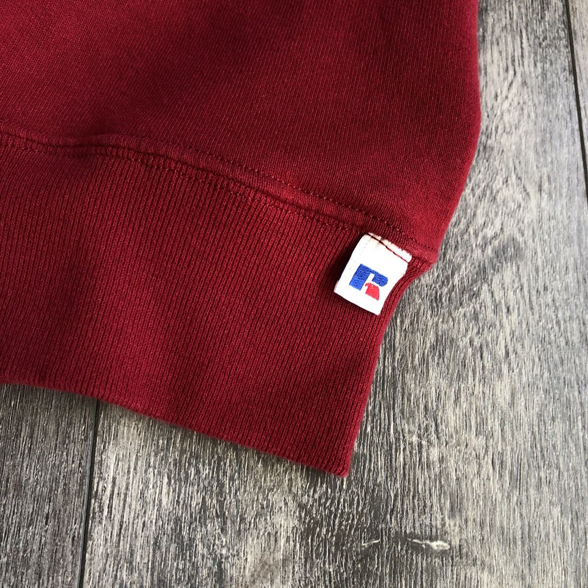 Russell Athletic Vintage 90s Russell Athletic Blank Red Heavyweight Crewneck Size US L / EU 52-54 / 3 - 2 Thumbnail