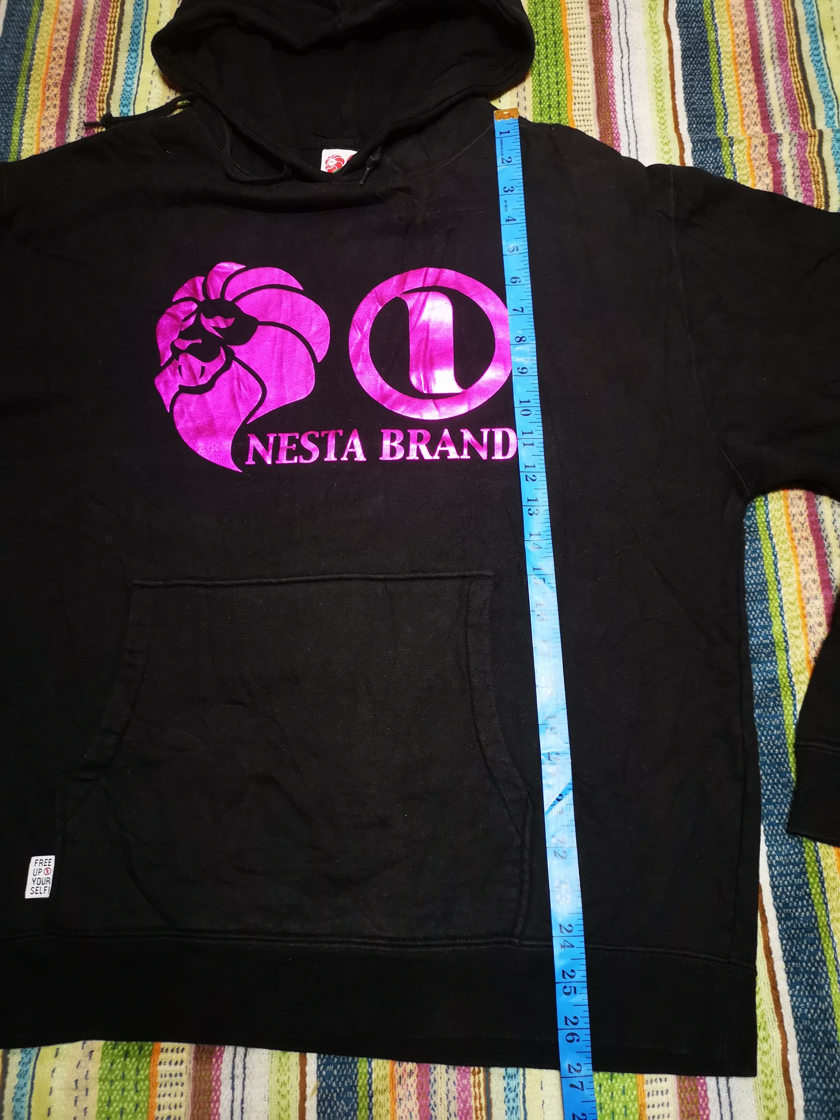 Japanese Brand × Vintage Nesta Brand Big logo Hoodie Size US L / EU 52-54 / 3 - 11 Thumbnail