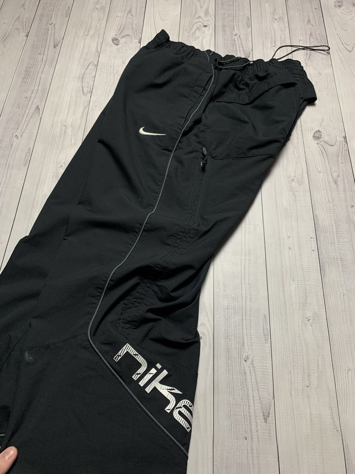 Nike × Vintage Vintage Nike Air drill pants Y2K joggers logo size M Size US 32 / EU 48 - 2 Thumbnail